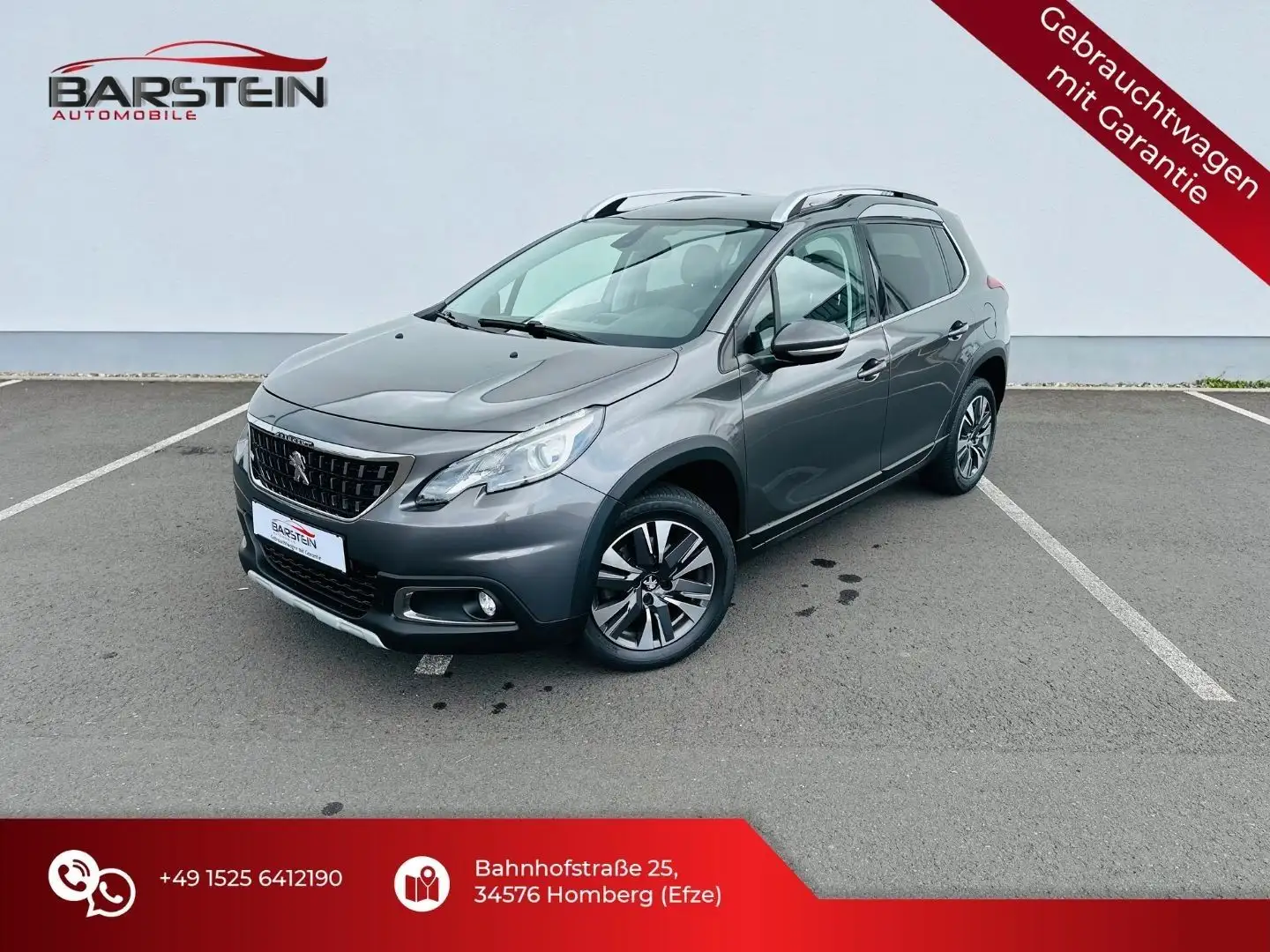 Peugeot 2008 Allure/NAVI/LED/PANO/KAMERA/LEDER Grau - 1