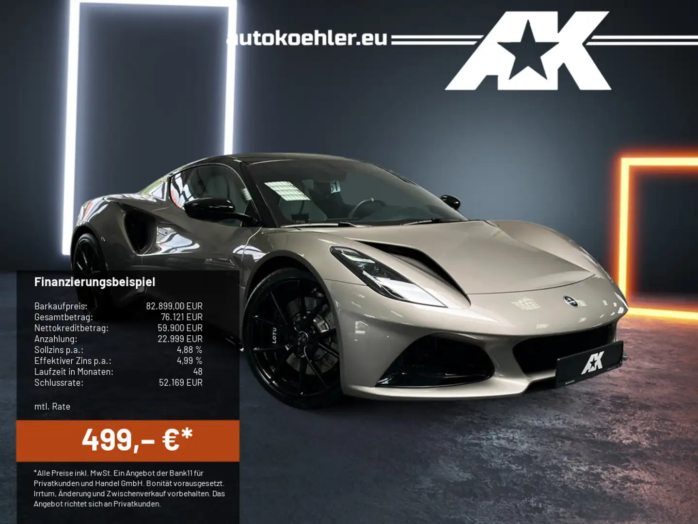 Lotus Emira i4 First Edition Coupe 2.0, DTC, LED Gris - 1