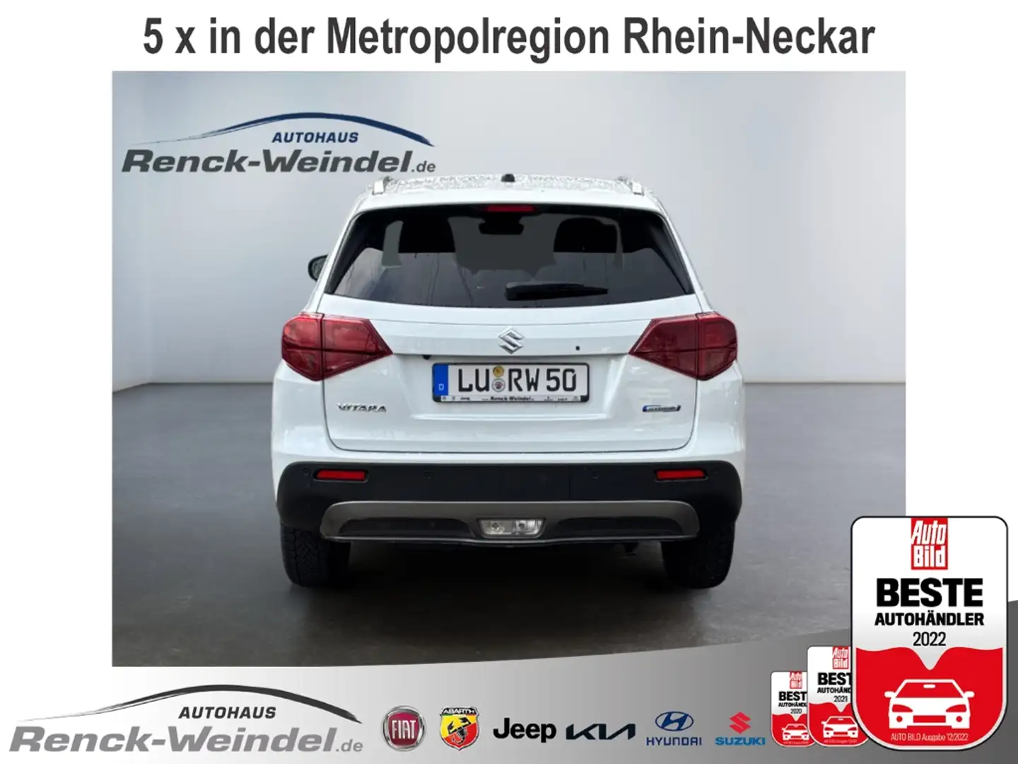 Suzuki Vitara Comfort Allgrip 1.4 Navi LED Klimaautom DAB SHZ Ke Weiß - 2