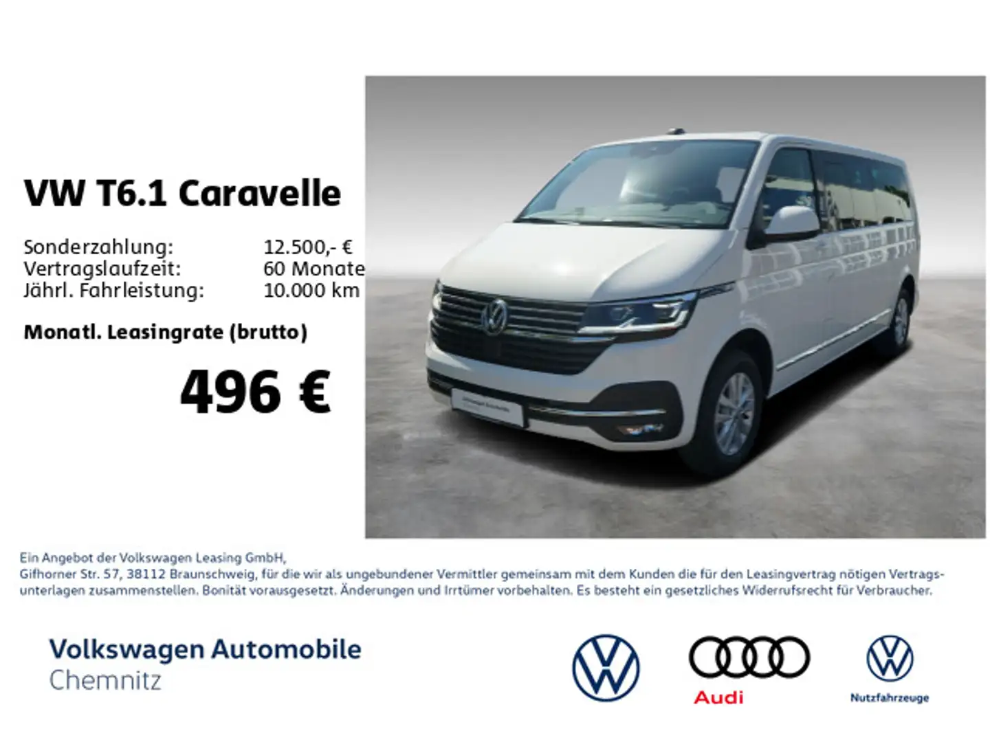 Volkswagen T6.1 Caravelle TDI Comfortline lang *Nav*Standh. Weiß - 1