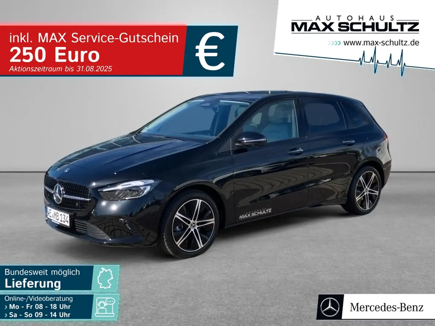Mercedes-Benz B 200 Pano-Dach*360°*el. Heckklappe*Night*LED* Noir - 1