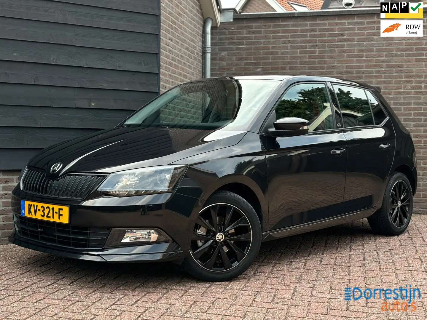 Skoda Fabia 1.2 TSI Monte Carlo Pano | CarPlay | ACC | Cruise Zwart - 1