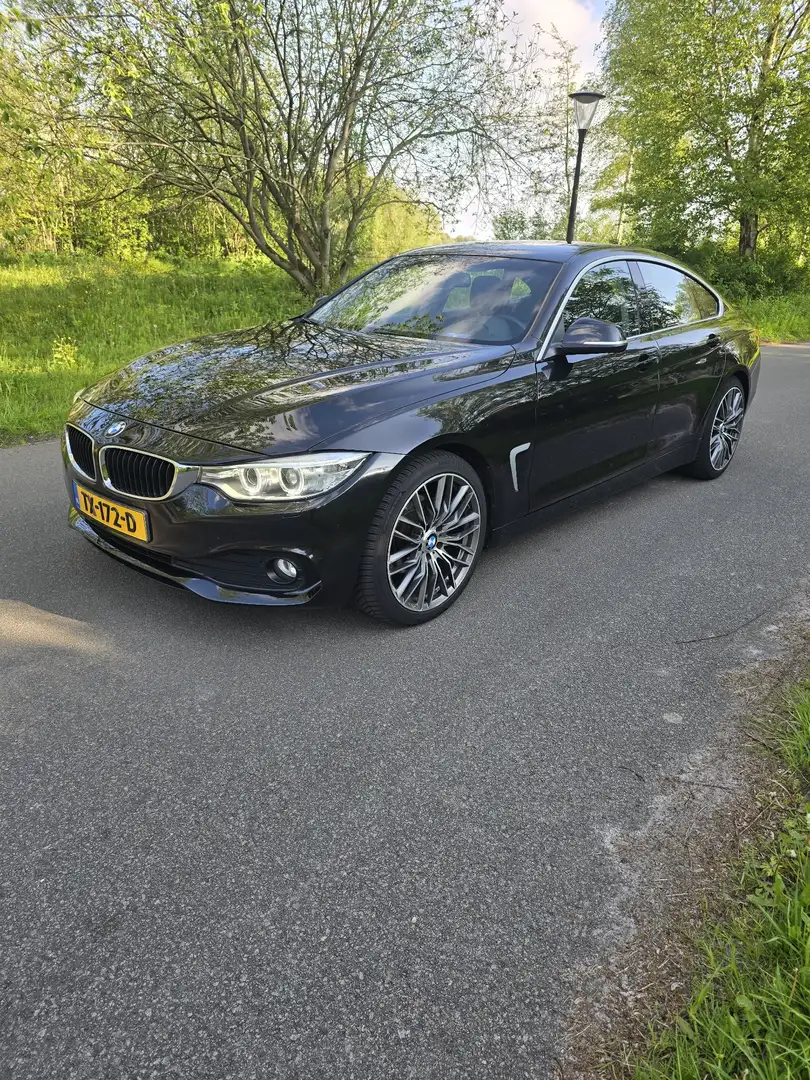 BMW 420 d automaat stoelverwarming 2017 Zwart - 1