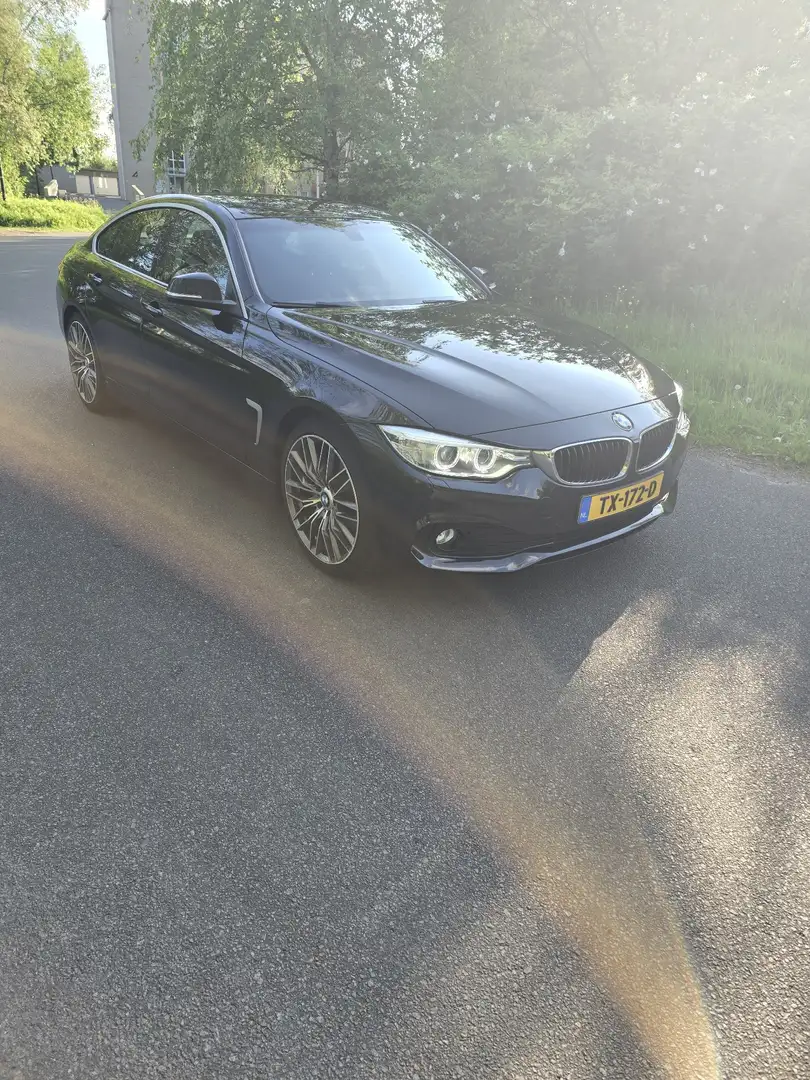 BMW 420 d automaat stoelverwarming 2017 Zwart - 2