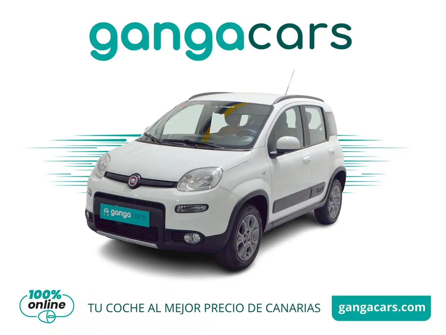 Fiat Panda 1.3 LOUNGE 4X4 75CV (5 PUERTAS) Weiß - 1