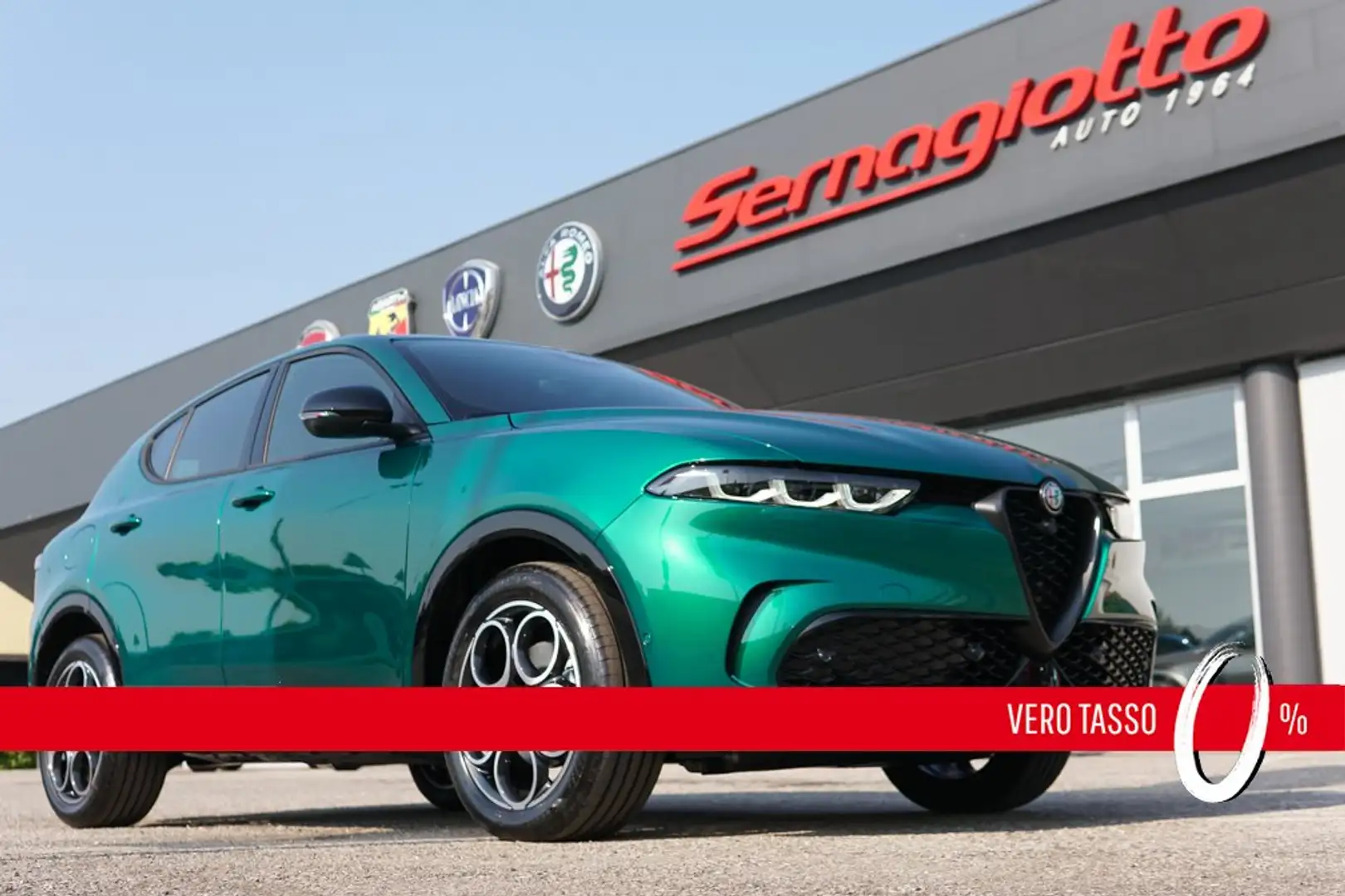 Alfa Romeo Tonale 1.6 130cv Sprint NUOVA km 0 - PACK TECHNO & WINTER Verde - 1