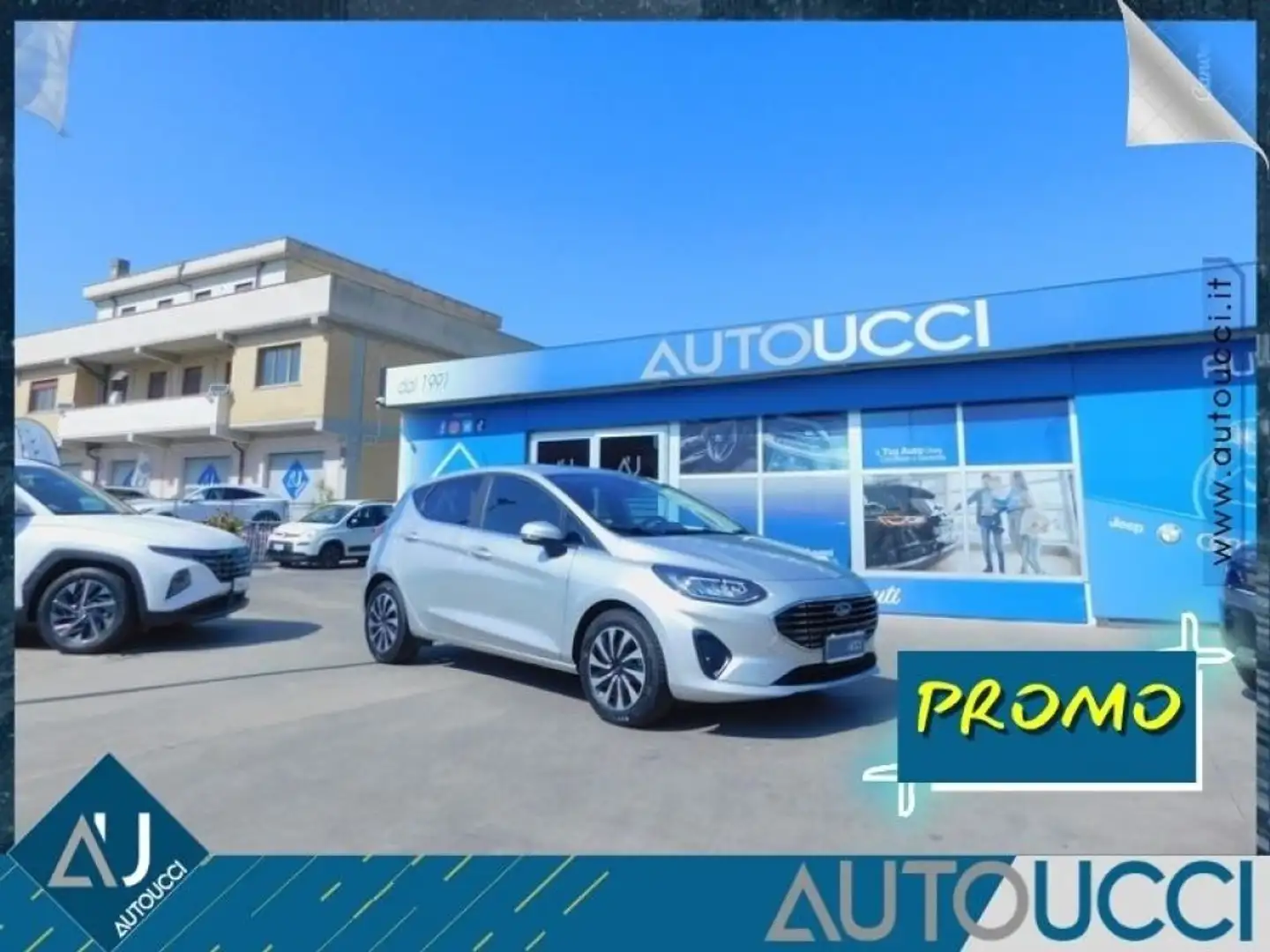 Ford Fiesta 1.0 Ecoboost Hybrid 125 CV 5 porte Titanium Silber - 1