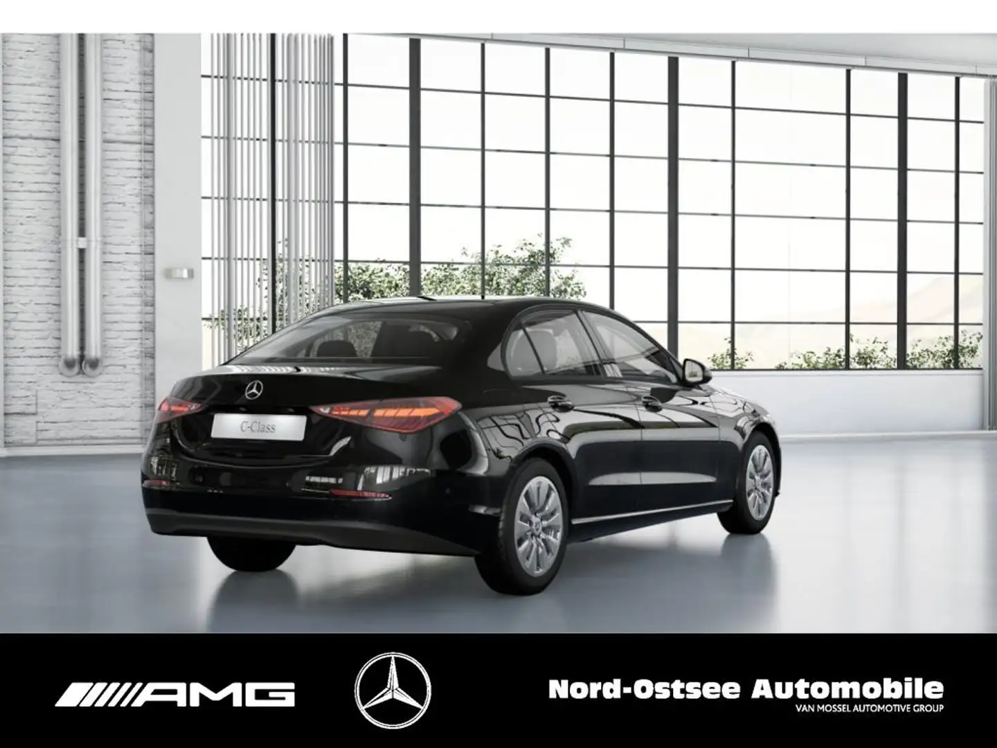 Mercedes-Benz C 200 d LED KAMERA TOTWINKEL SHZ NAVI Noir - 2