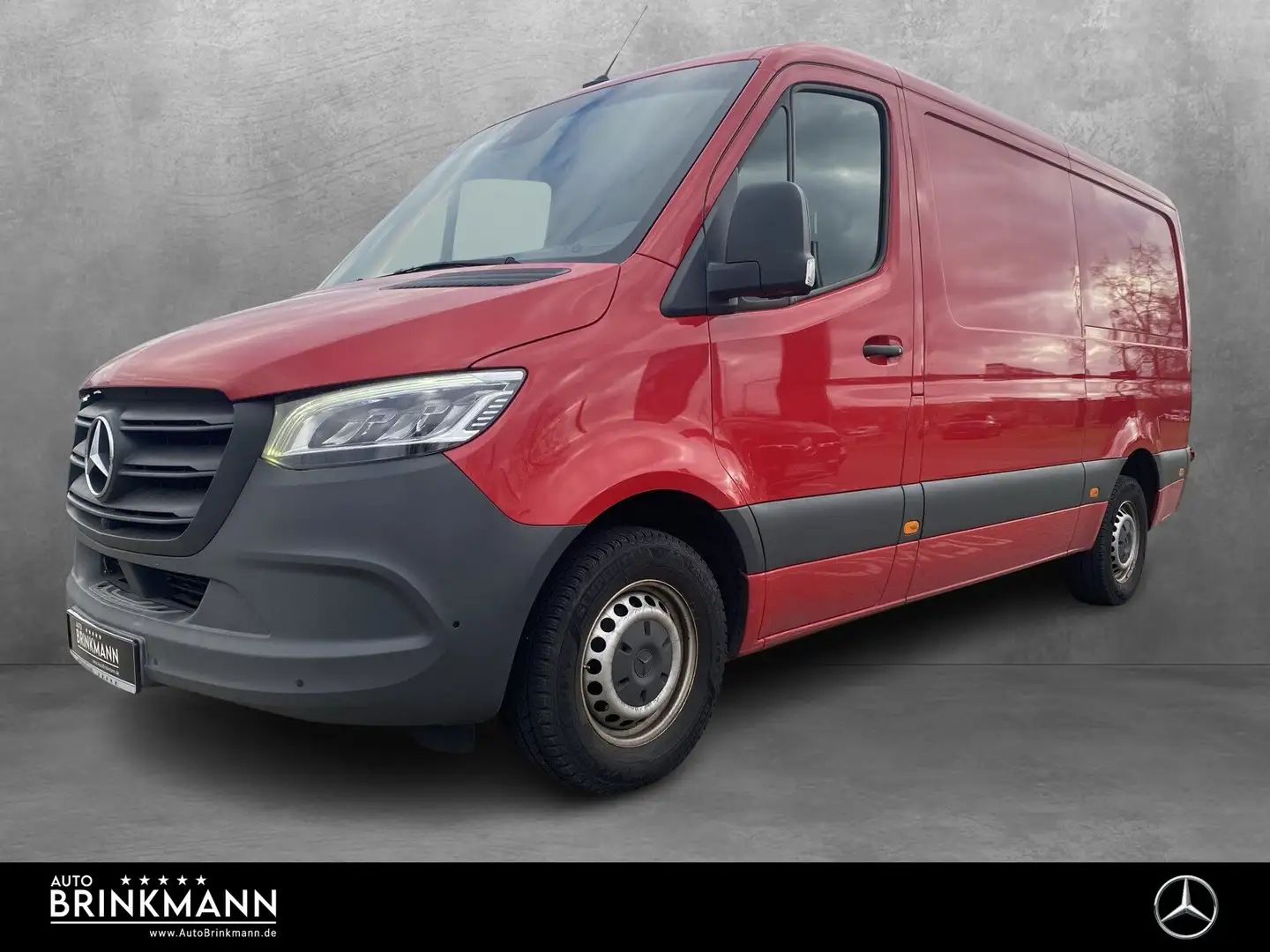 Mercedes-Benz Sprinter Sprinter 319 CDI V6 MBUX/SHZ/Totw./360/3665mm Rouge - 1