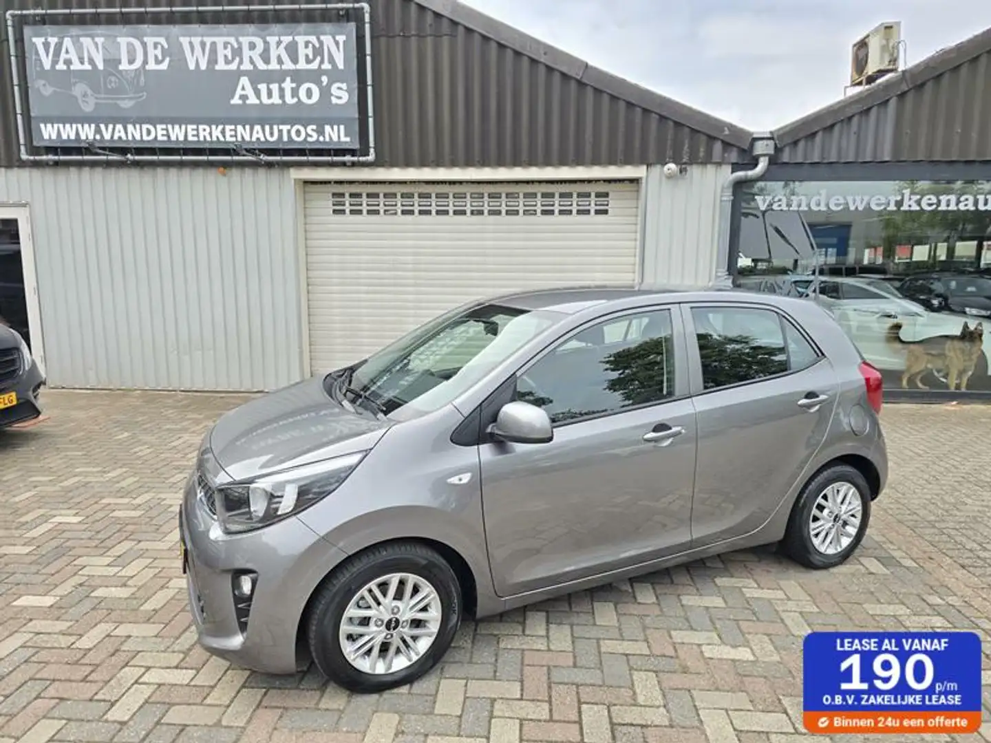 Kia Picanto 1.0 DPi DynamicLine Airco|Cruise|Android|Carplay|C Grijs - 1
