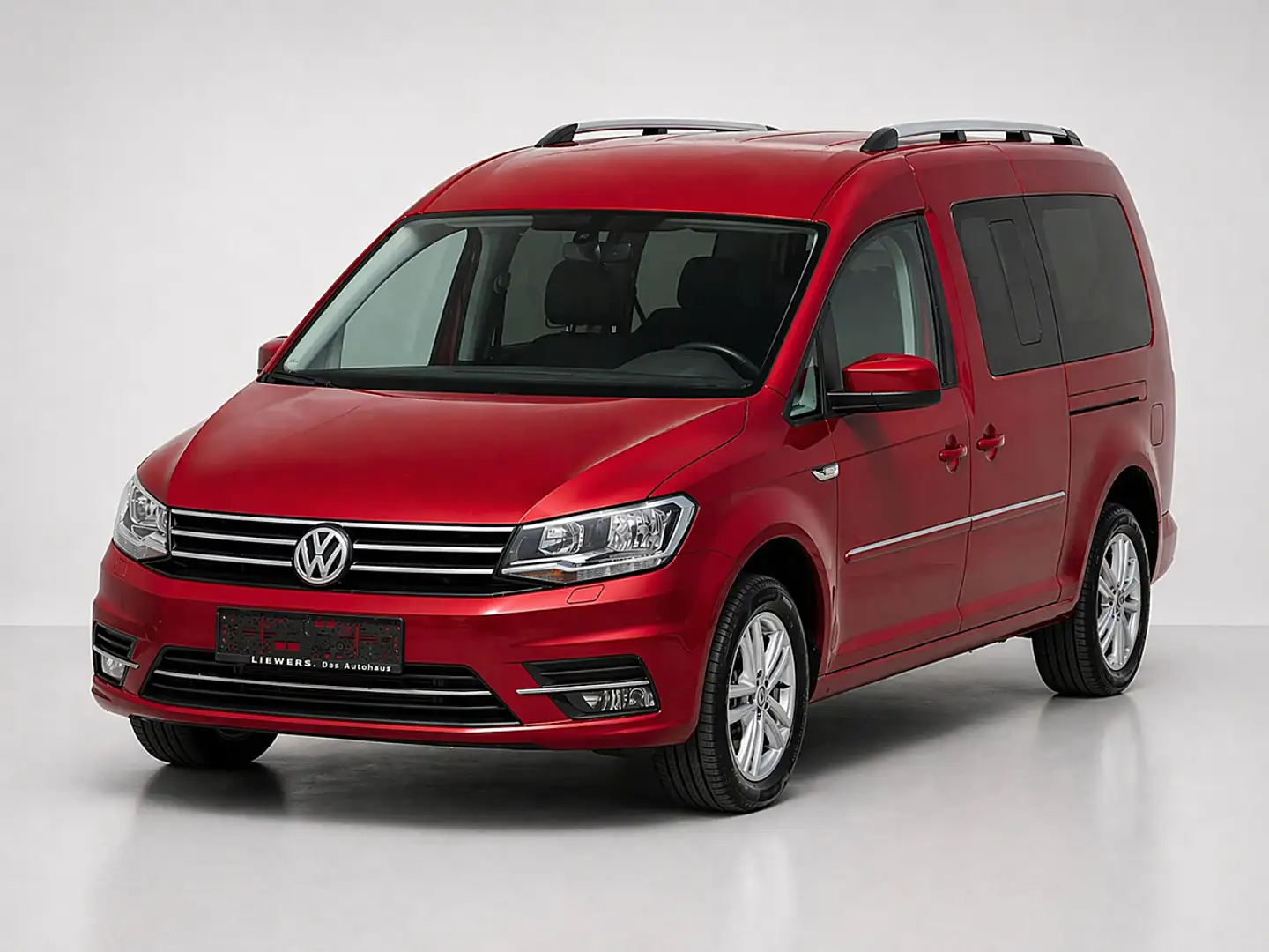 Volkswagen Caddy Kombi Maxi Highline 2,0 TDI *7-SITZE* Rot - 1