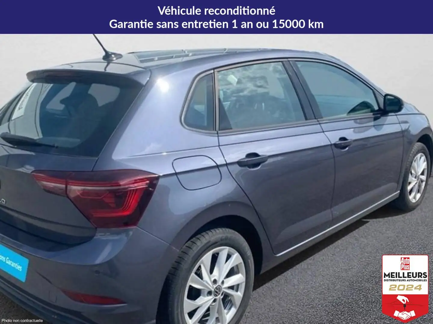 Volkswagen Polo 1.0 tsi 95 s\u0026s dsg7 style Gris - 2