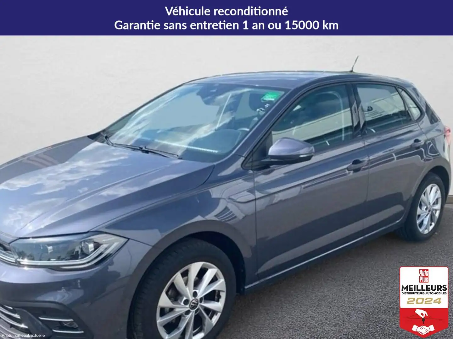 Volkswagen Polo 1.0 tsi 95 s\u0026s dsg7 style Gris - 1