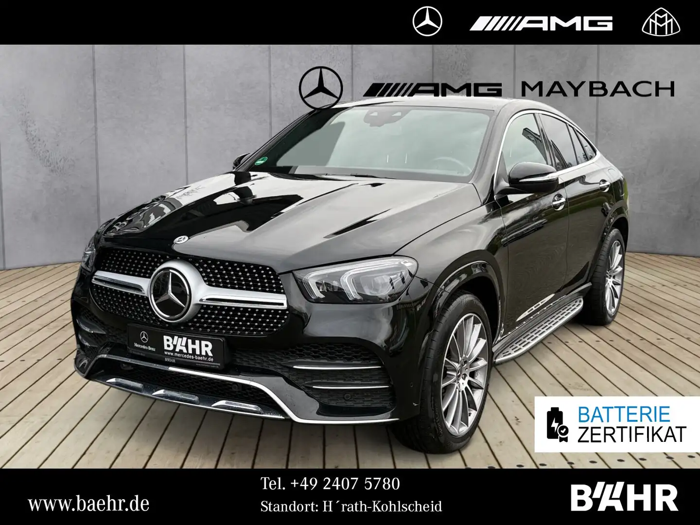 Mercedes-Benz GLE 350 GLE 350 e 4M Coupé AMG/Verkauf nur an Gewerbe!!! Noir - 1