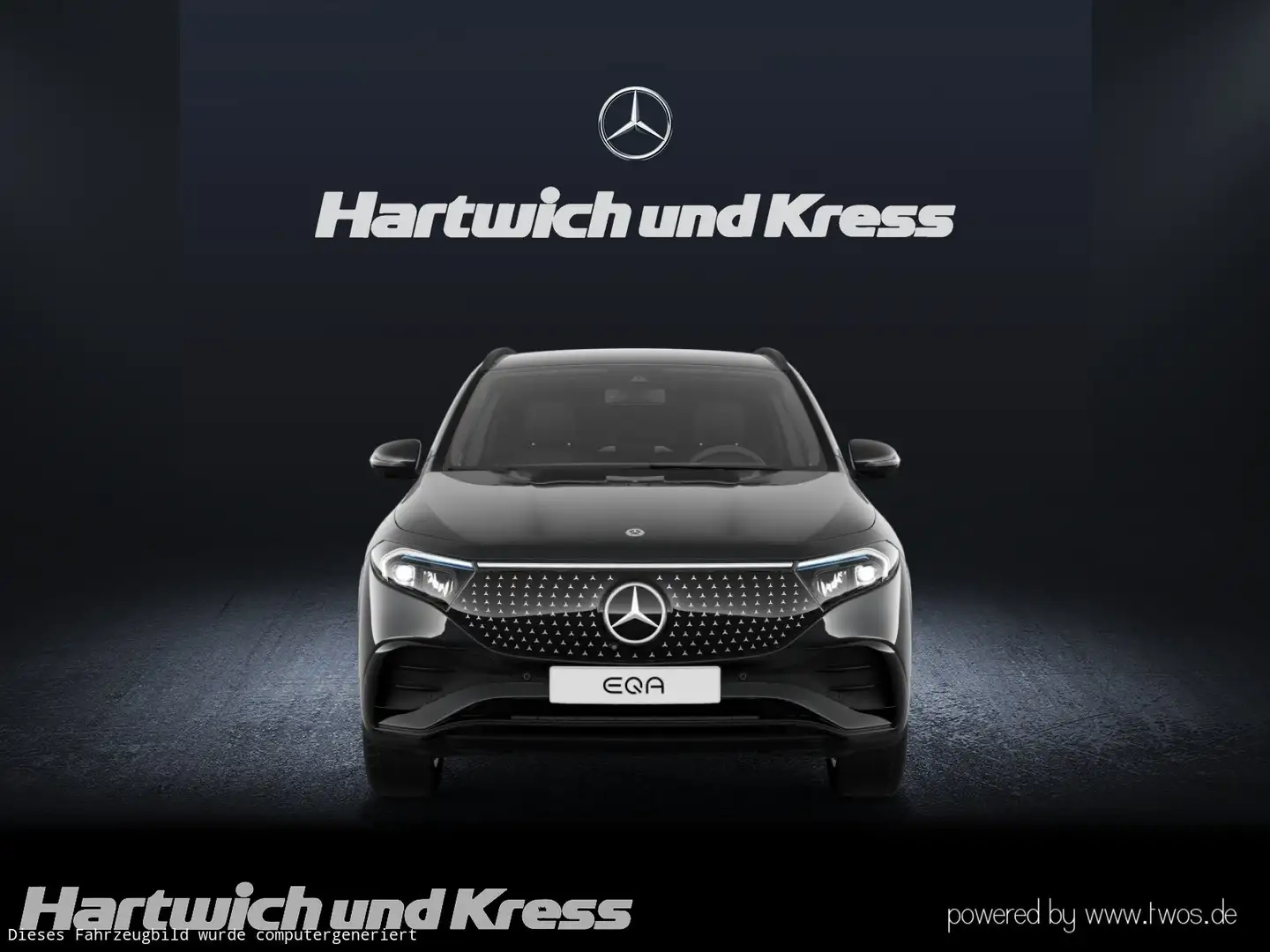 Mercedes-Benz EQA 350 EQA 350 4Matic AMG Line+Night+360°Kamera+Burmester Noir - 2
