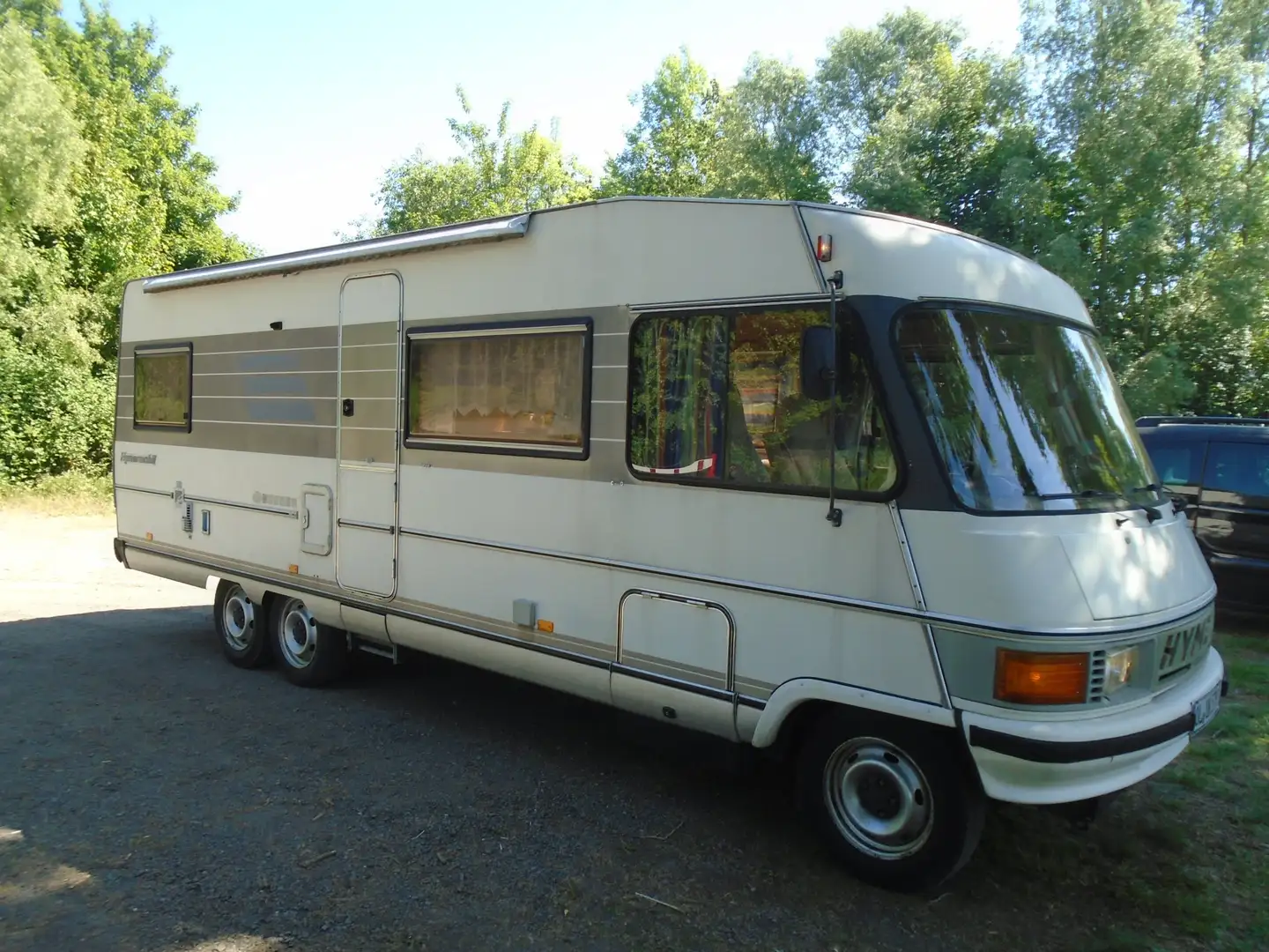 Fiat Hymer Wohnwagen  Oltimer /H Zulassung Weiß - 1