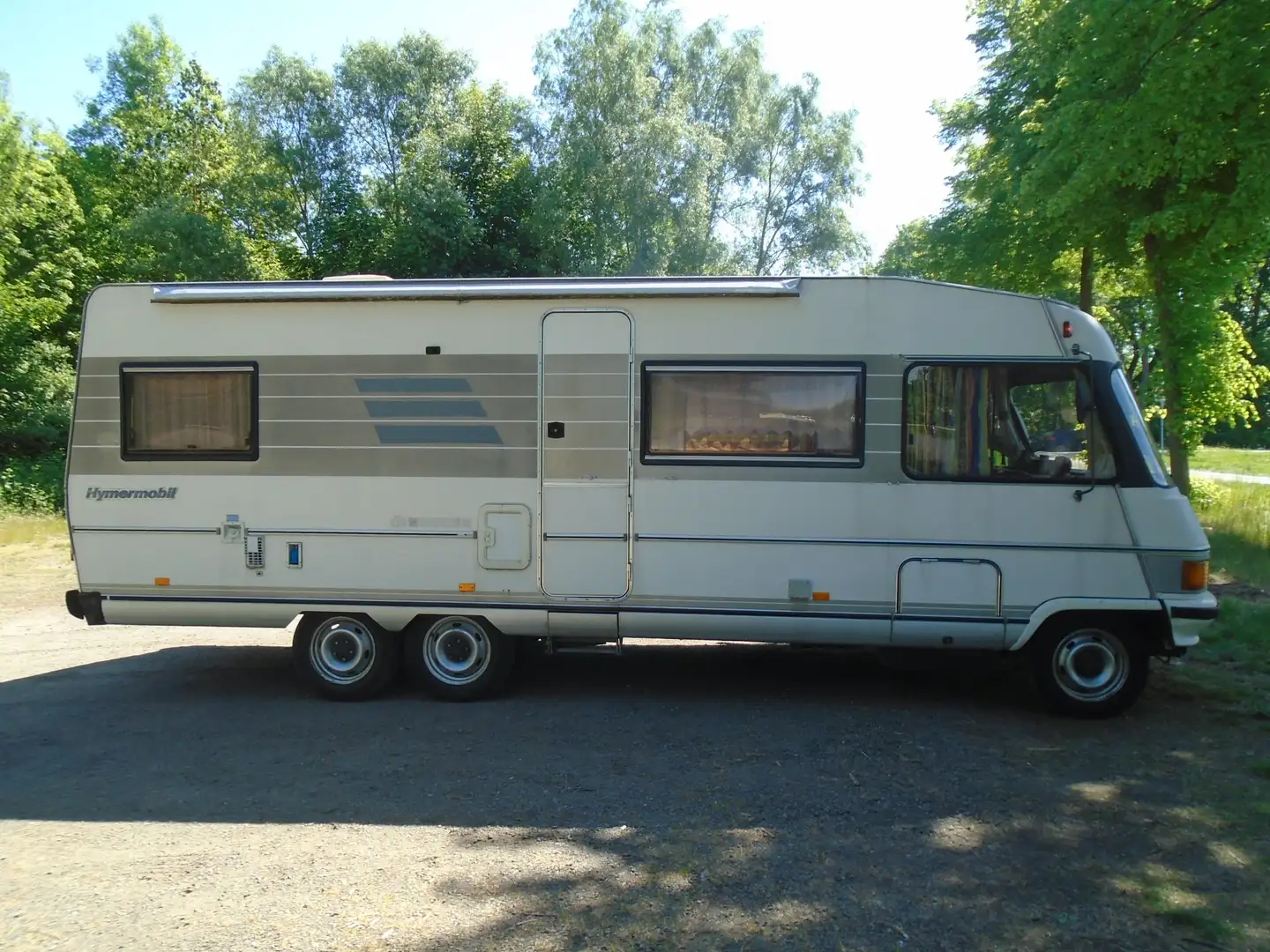 Fiat Hymer Wohnwagen  Oltimer /H Zulassung Weiß - 2