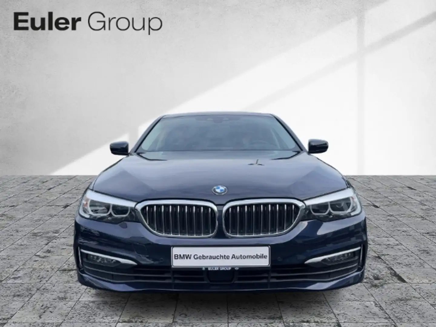 BMW 520 d Limousine HUD AHK-klappbar AHK Navi Leder Digita Bleu - 2