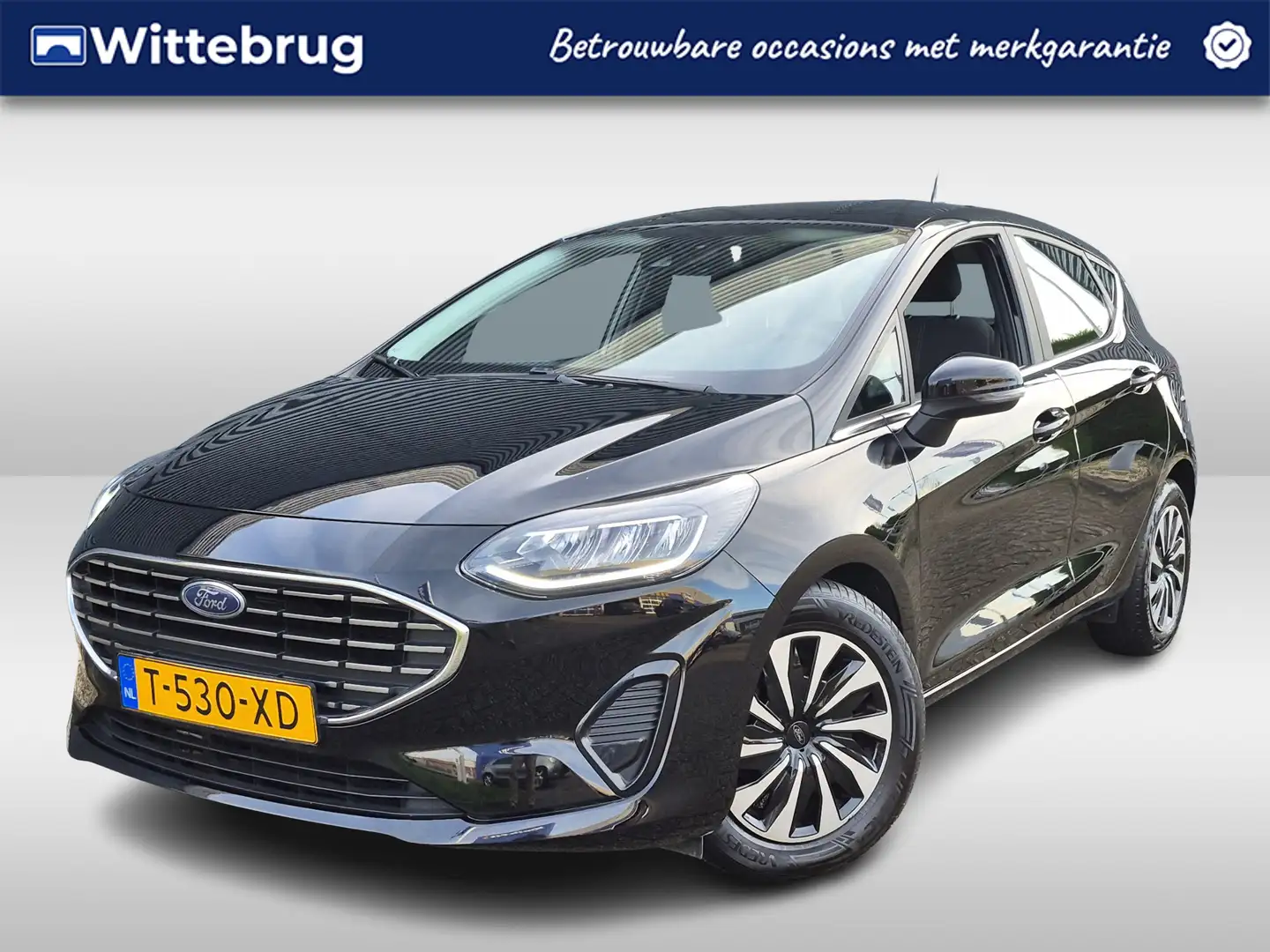 Ford Fiesta 1.0 EcoBoost Hybrid Titanium 124 PK | Navigatie vi Schwarz - 1