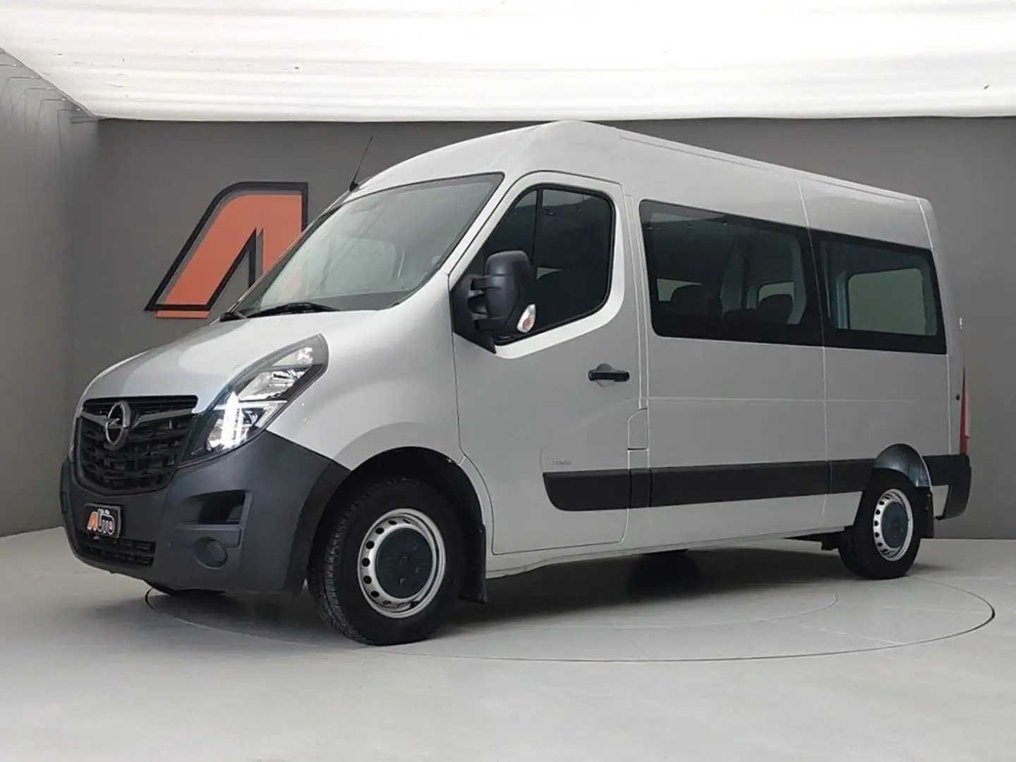 Peugeot Boxer MOVANO 2.3 TURBO D 150CV L2 H2 M1 9POST TETTO ALTO Grigio - 2