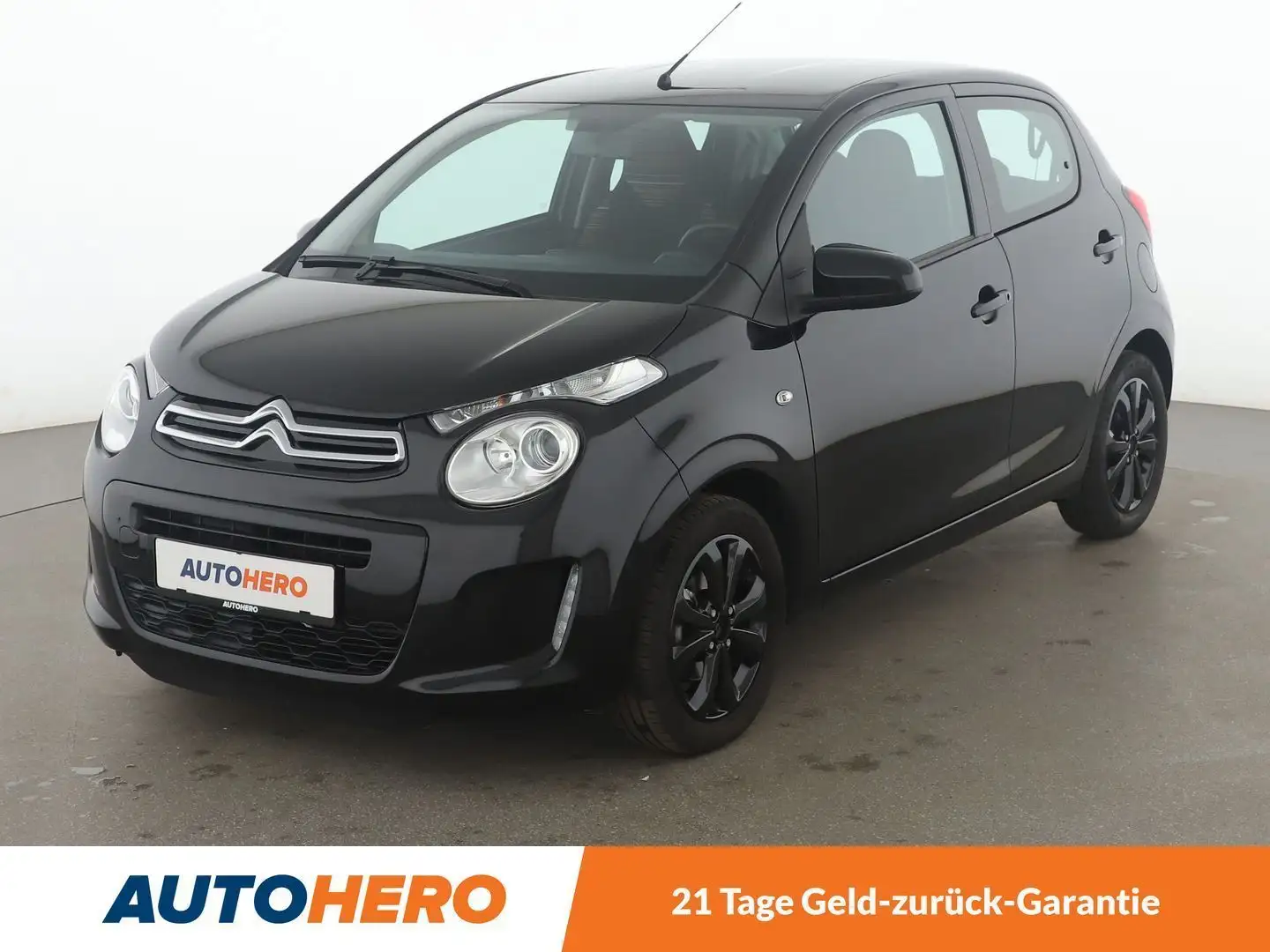 Citroen C1 1.0 VTi Shine *NAVI*LIMITER*SHZ*ALU*KLIMA* Schwarz - 1