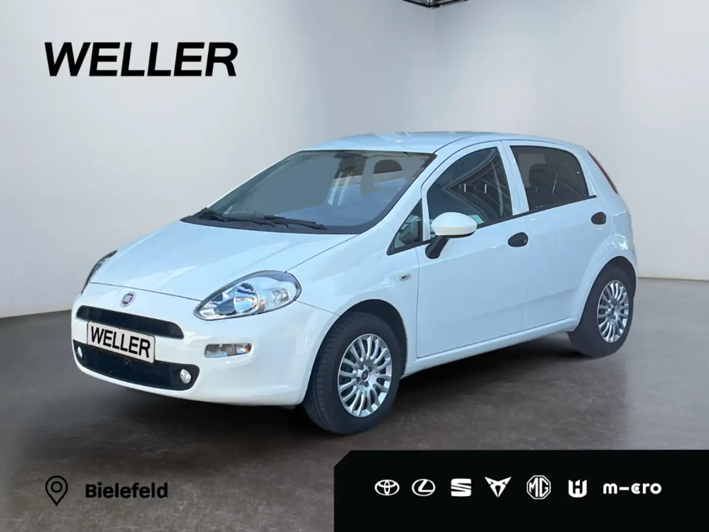 Fiat Punto 1.2 8V *Klimaanlage*Colorverglasung*ASR* Weiß - 1