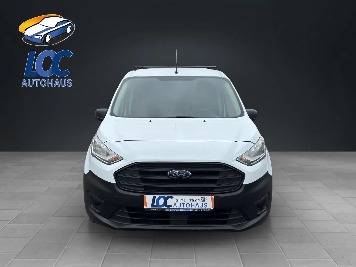Ford Transit Connect L2 lang Klima, Dachträger, Weiß - 2