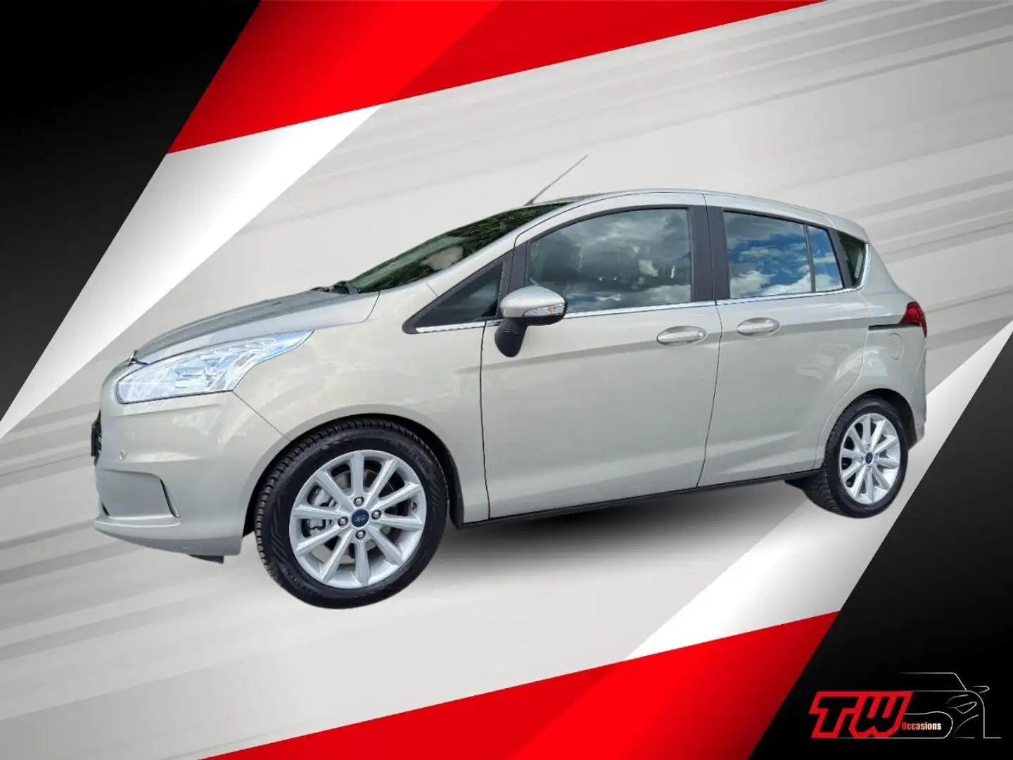 Ford B-Max 1.0 EcoBoost Titanium |NWE APK|AIRCO|NAVI|CAMERA Grau - 1