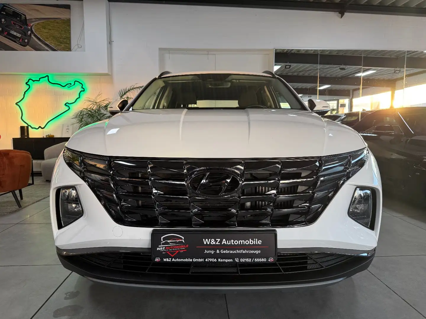 Hyundai TUCSON 1.6 T-GDI +CarPlay+Kamera+SHZ+PDC+ Blanc - 2