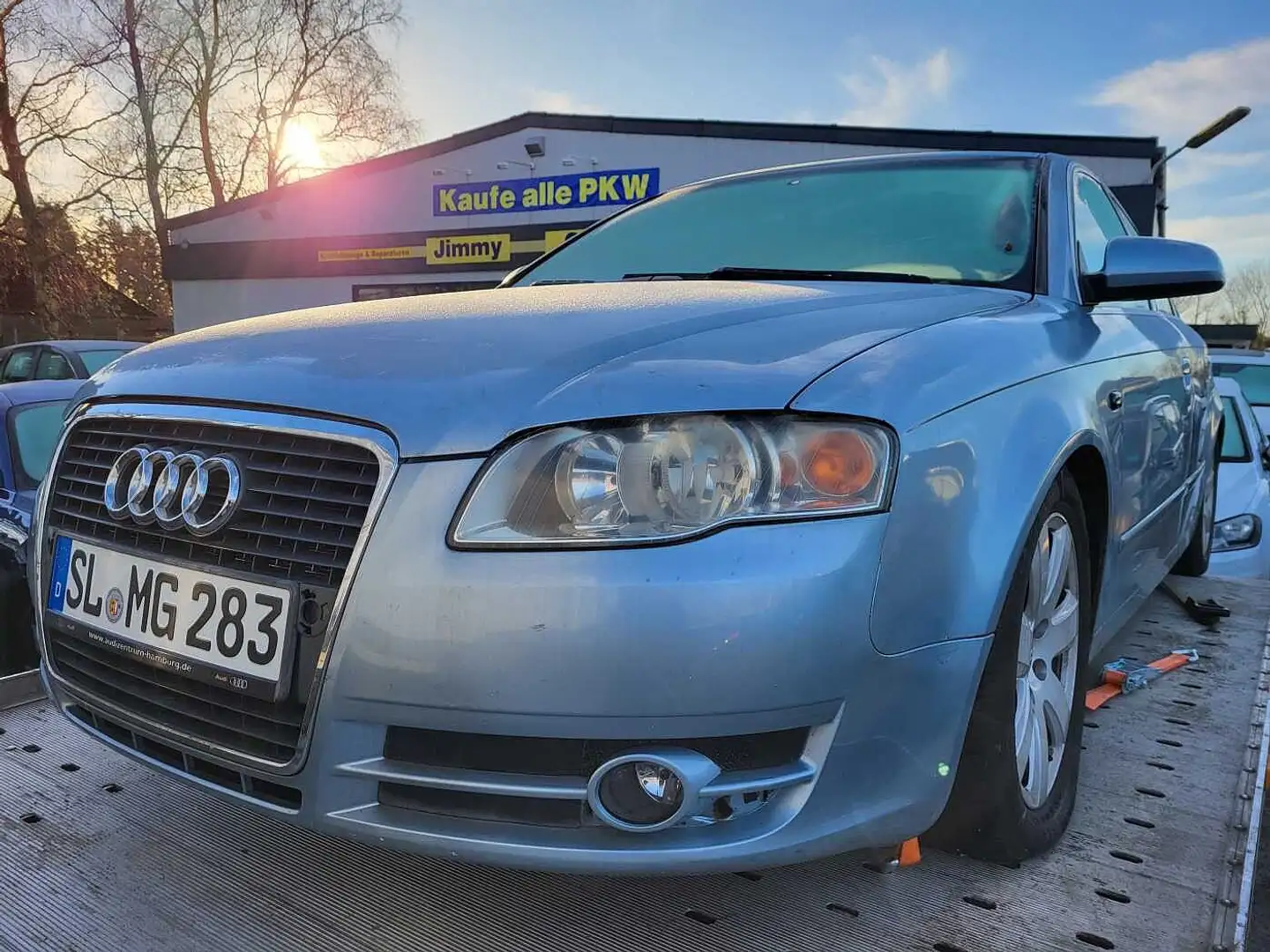 Audi A4 2.0 T FSI multitronic motorschaden Blau - 1