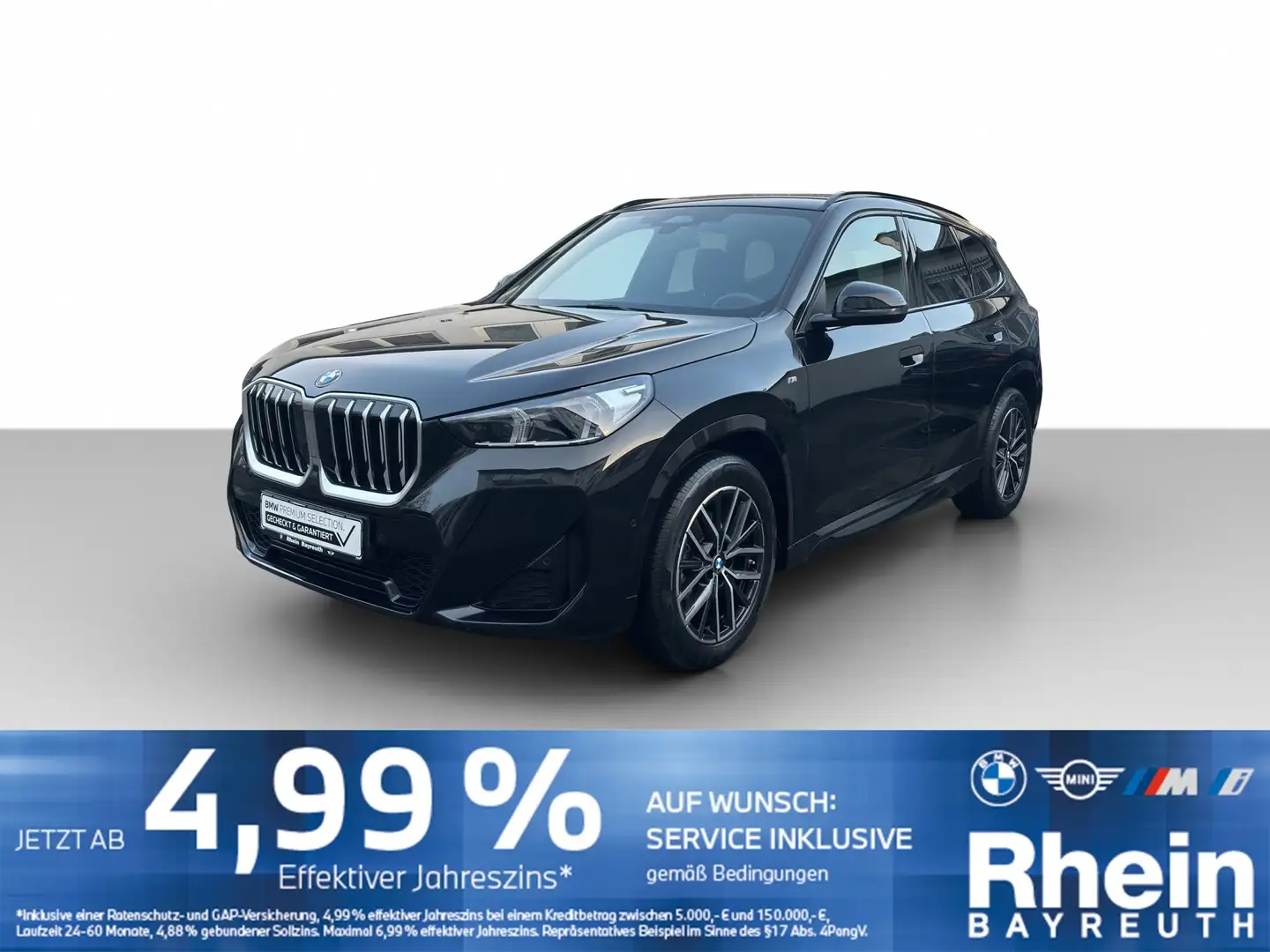 BMW X1 sDrive18d M Sport Navi AdapLED ACC AHK Hifi Navi A Schwarz - 1