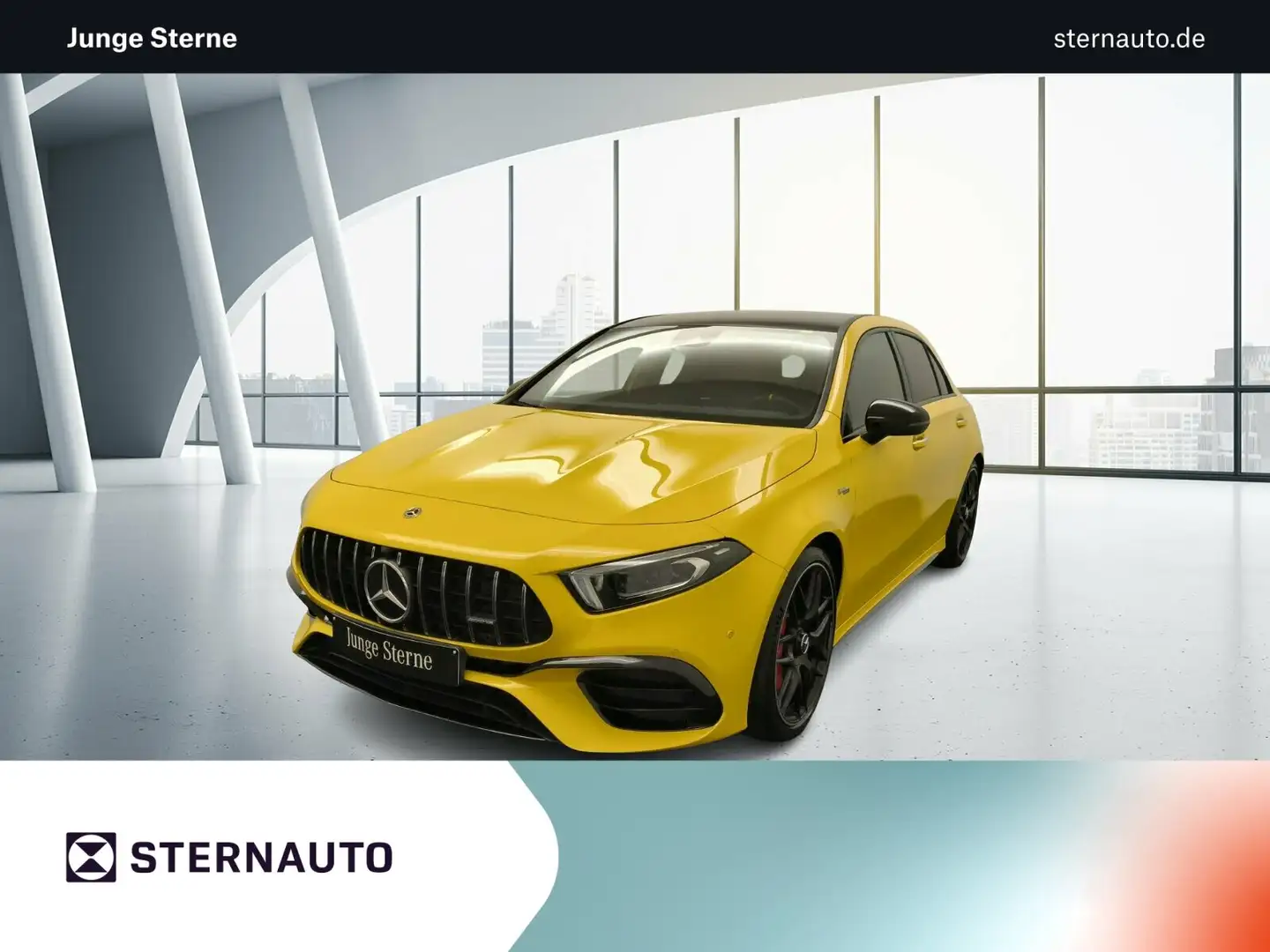 Mercedes-Benz A 45 AMG A 45 S 4M+ PerfoSitz AMG Real PerfoSound Kamera Jaune - 1
