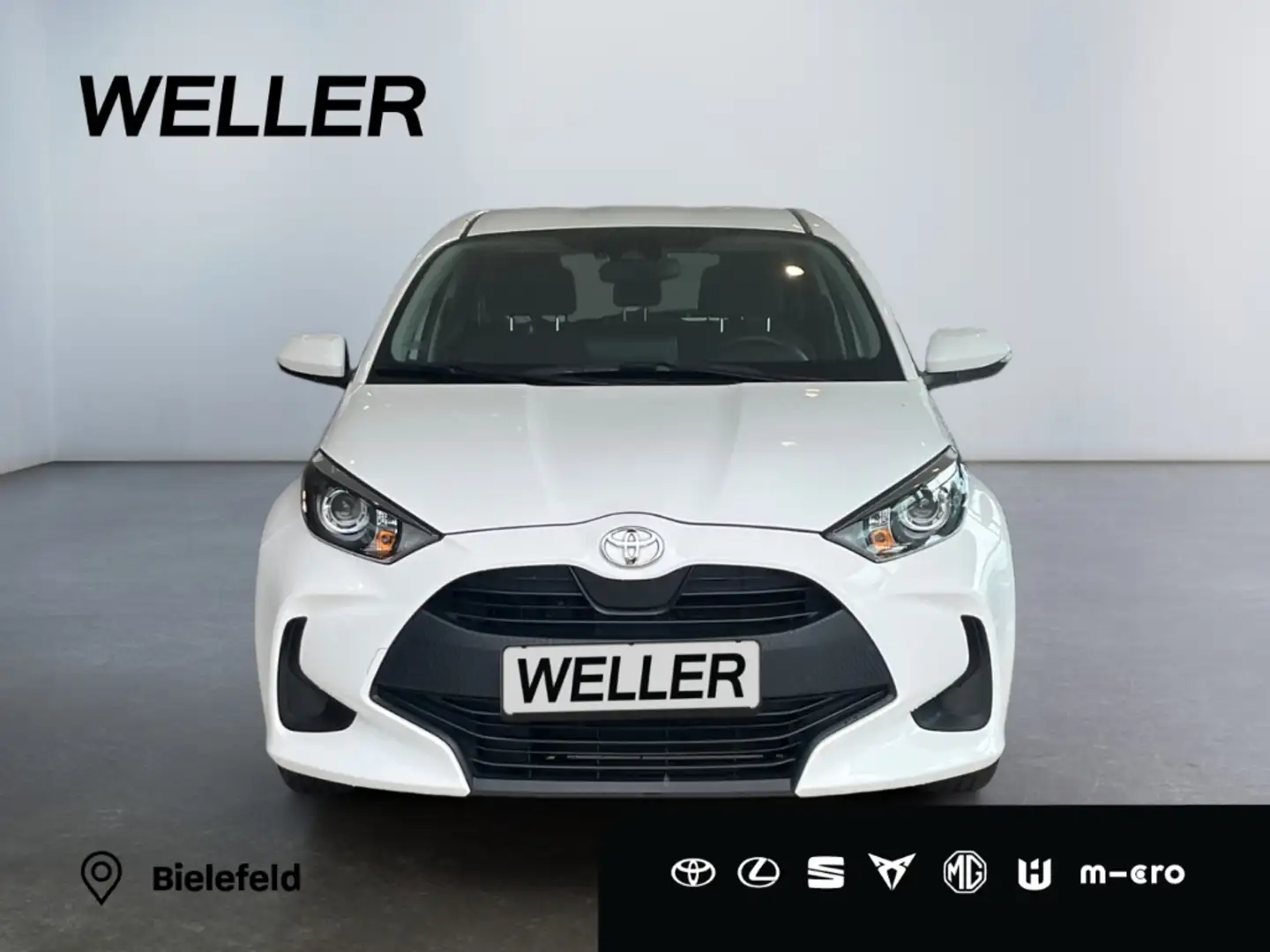 Toyota Yaris 1.0 Comfort *ACC*CAM*CarPlay*Spurhalteass* Weiß - 2