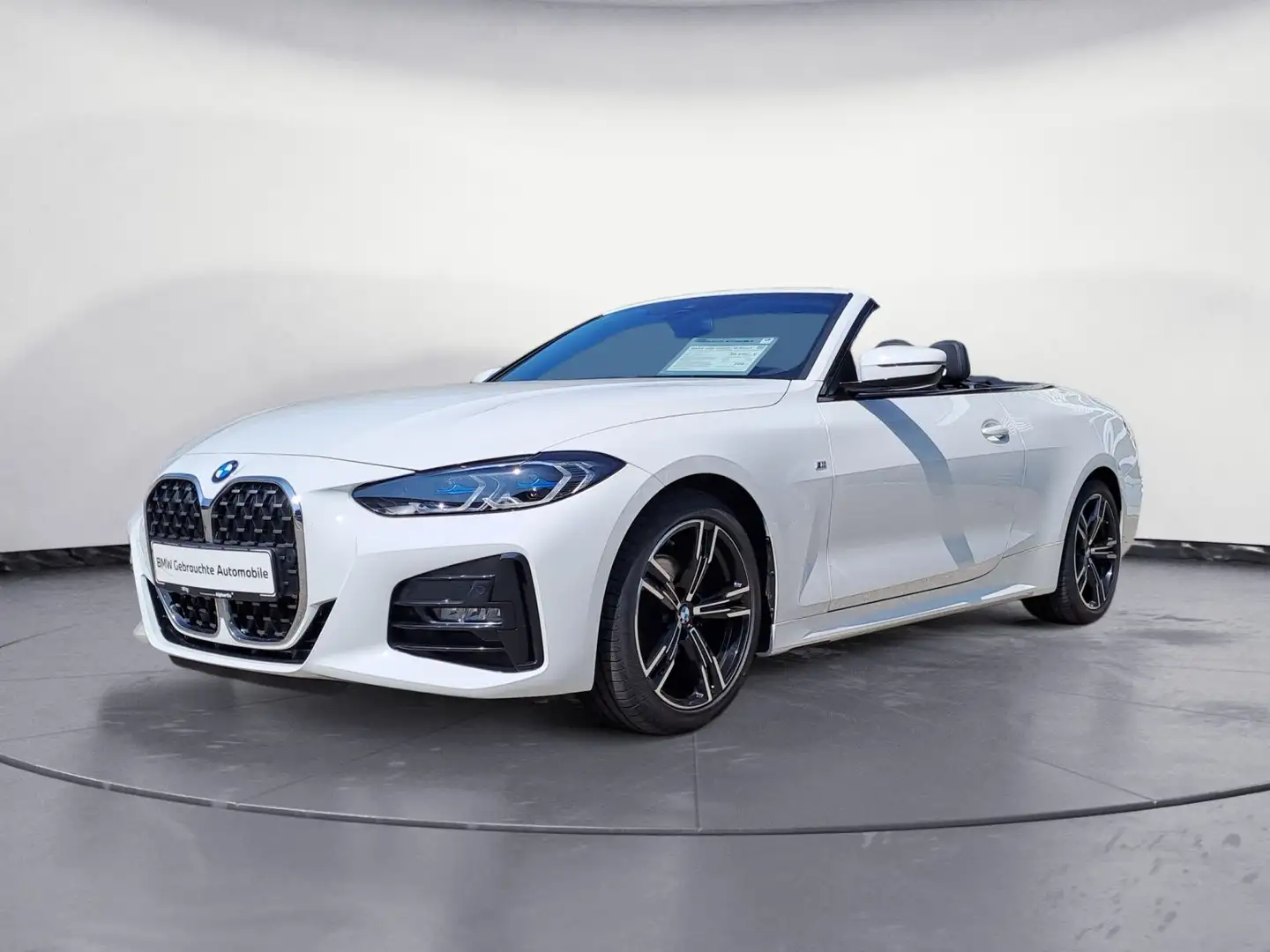 BMW 420 i Cabrio M Sport Innovationsp. Sport Aut. PDC Wit - 2