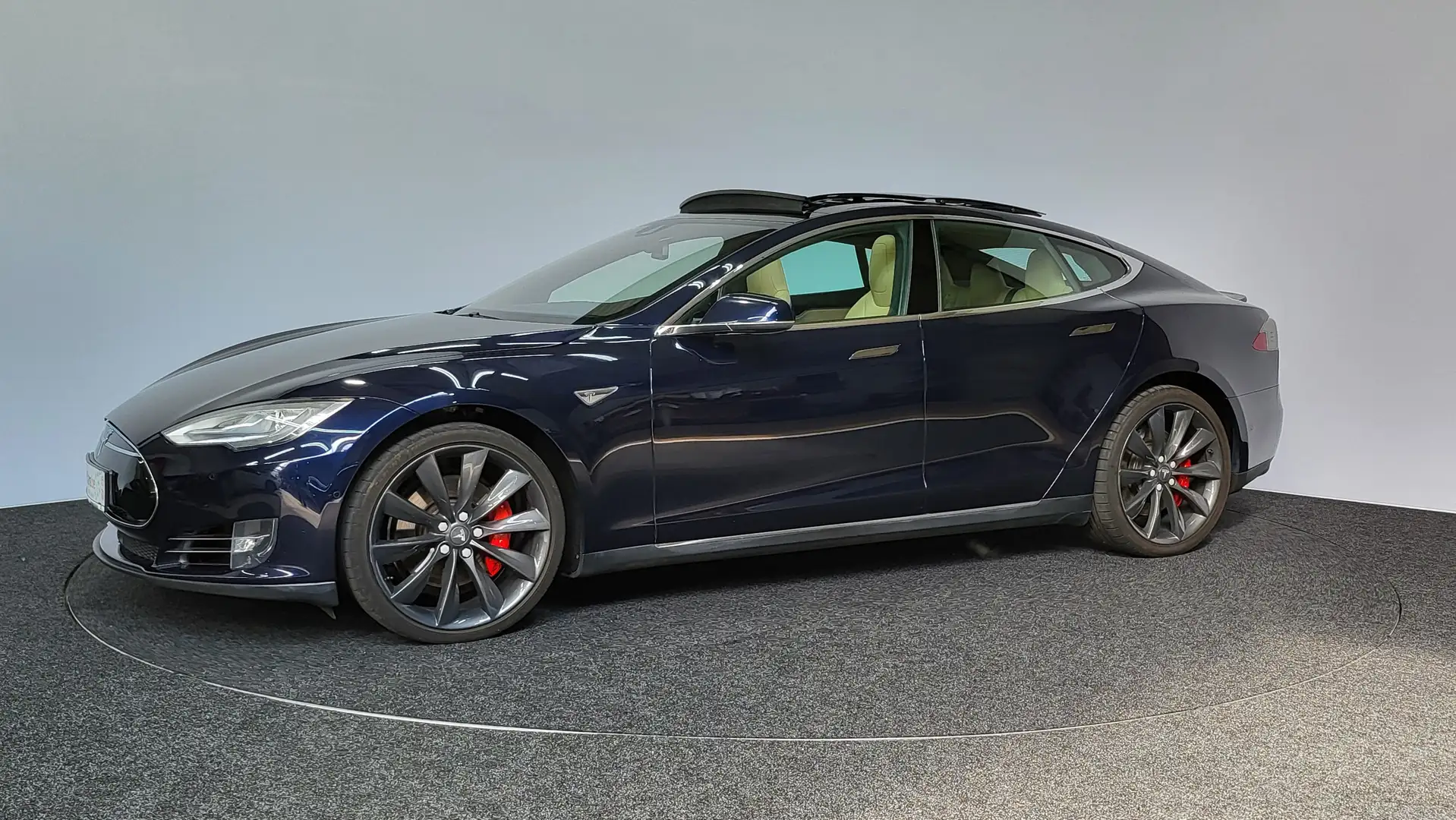 Tesla Model S P85D kWh Performance Dual Motor ~ Pano ~ TopDeal Bleu - 1