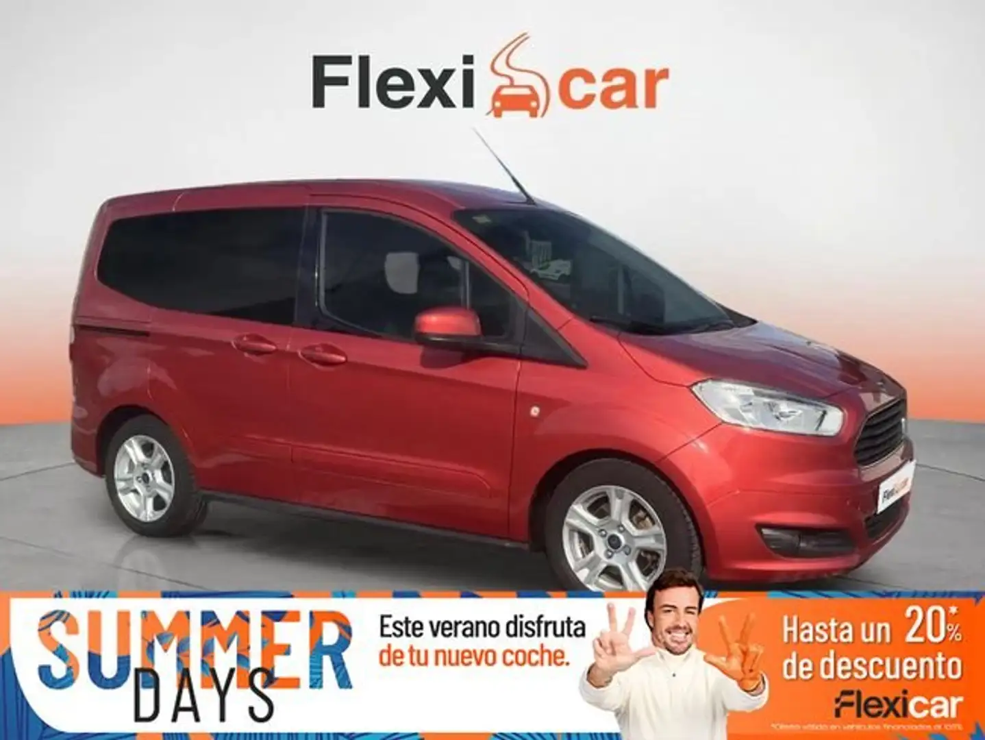 Ford Tourneo Courier 1.5TDCi Trend 75 Rojo - 1