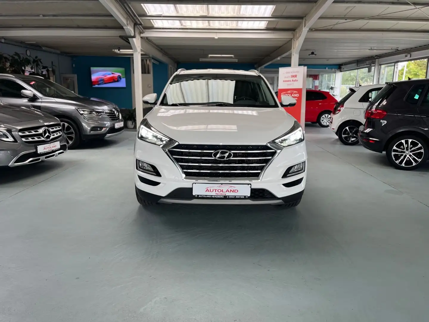 Hyundai TUCSON Style 4WD AHK SHZ NAVI KAMERA Weiß - 2