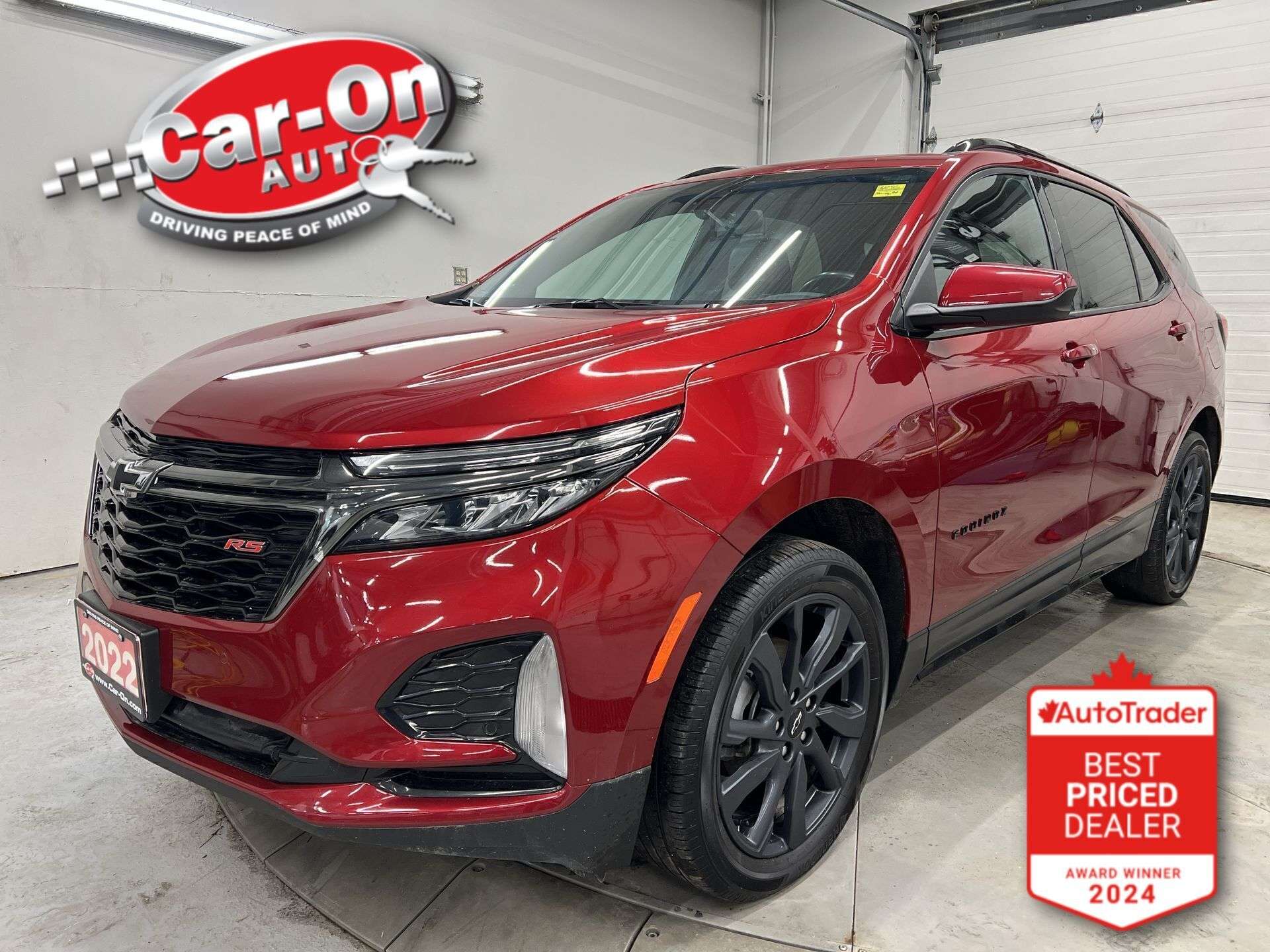 Red 2022 Chevrolet Equinox RS with 1RS AWD SUV / Crossover Four-Wheel Drive Automatic