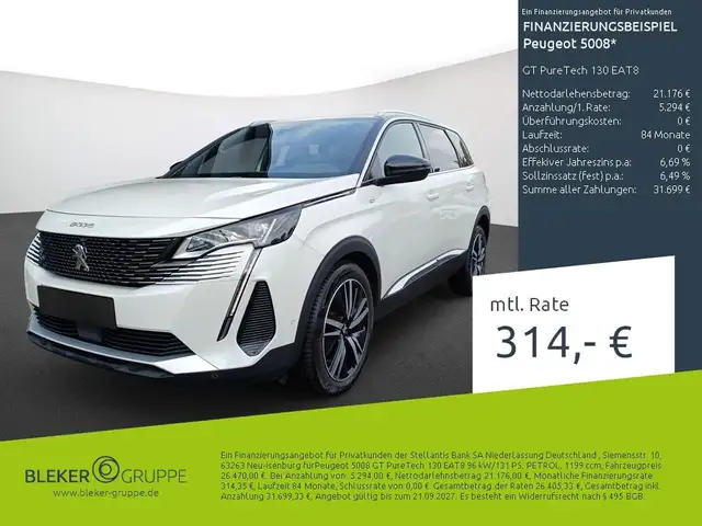 2023 Peugeot 5008 in White for sale