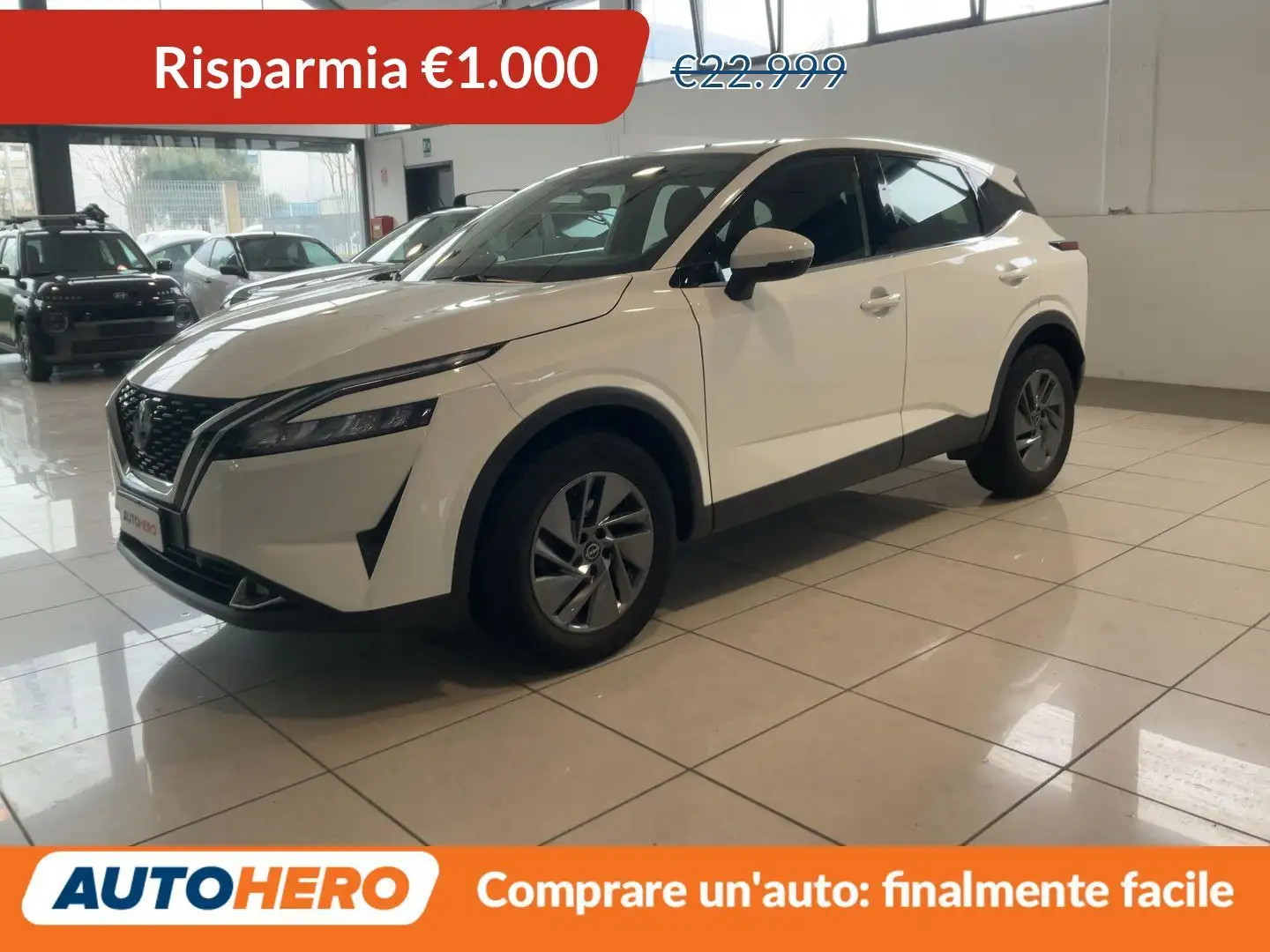 Nissan Qashqai 1.3 DIG-T Mild-Hybrid Business  158 CV MHEV Blanc - 1