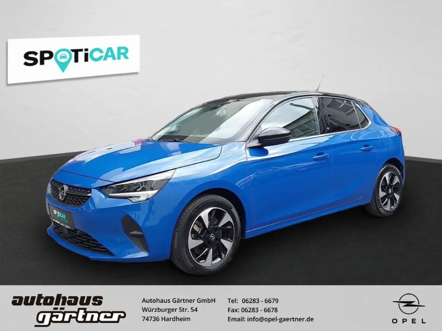 Opel Corsa-e Corsa F e TEMPOMAT+KLIMA+LED+USB+PDC+KAMERA Blau - 1