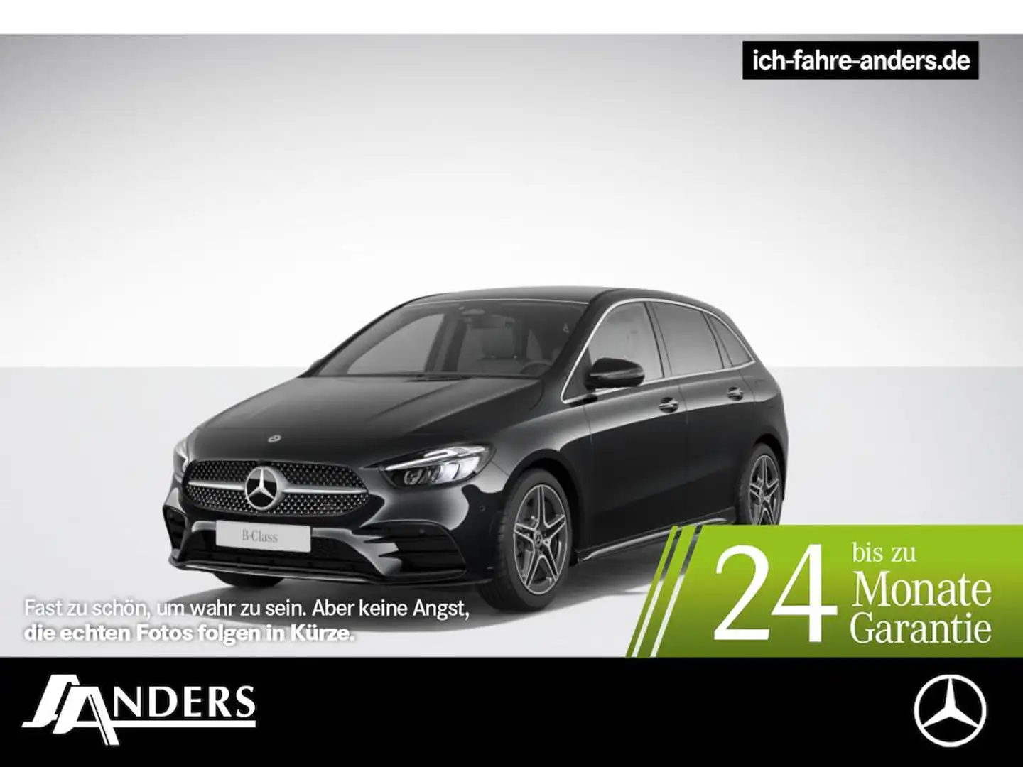 Mercedes-Benz B 200 AMG+AHK+SHZ+PDC+SpurW+S-Sitz+KAM+ParkAss. Black - 1
