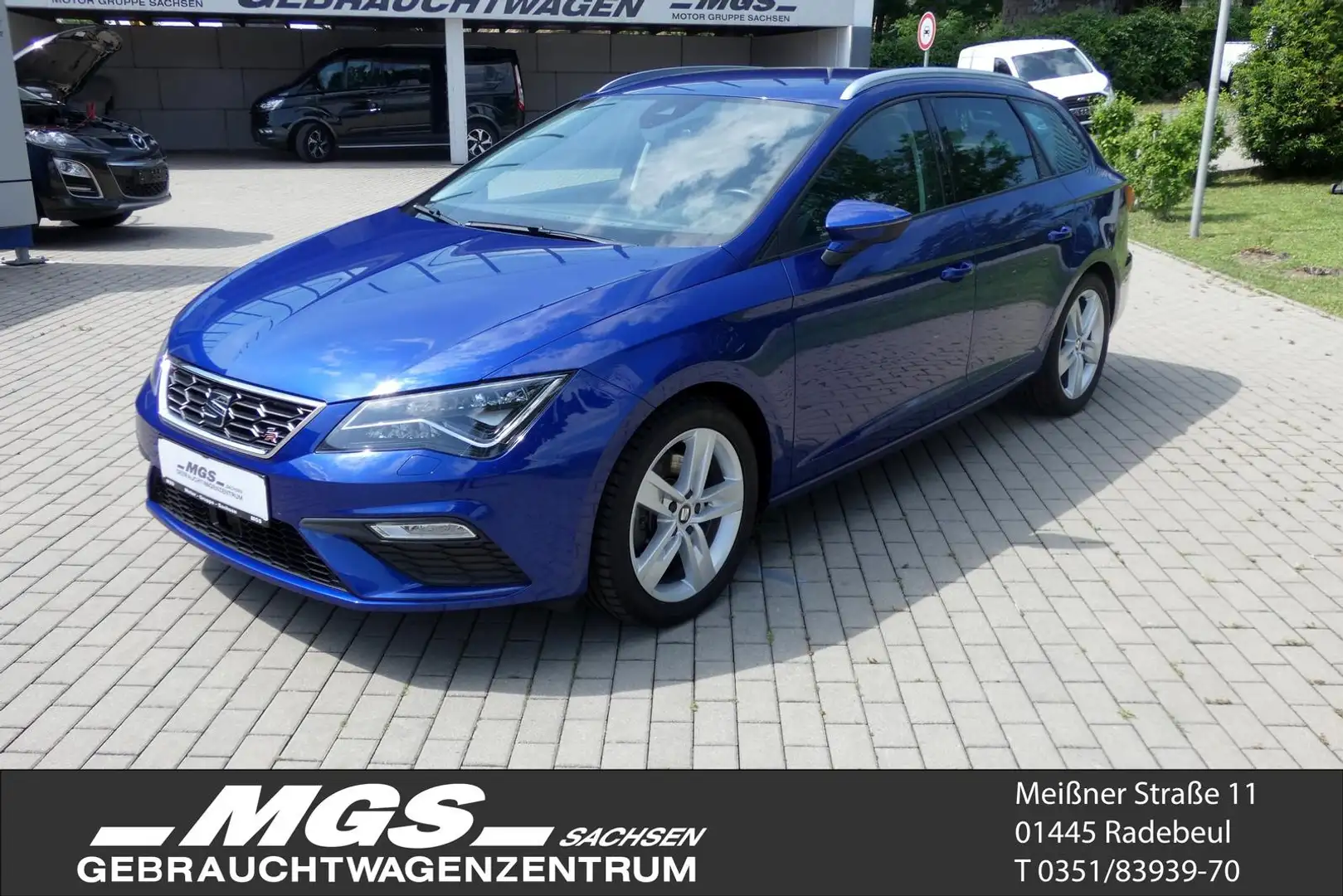 SEAT Leon ST 1.5 'FR Black Matt' #NAV #LED #AHK #ACC Blau - 1