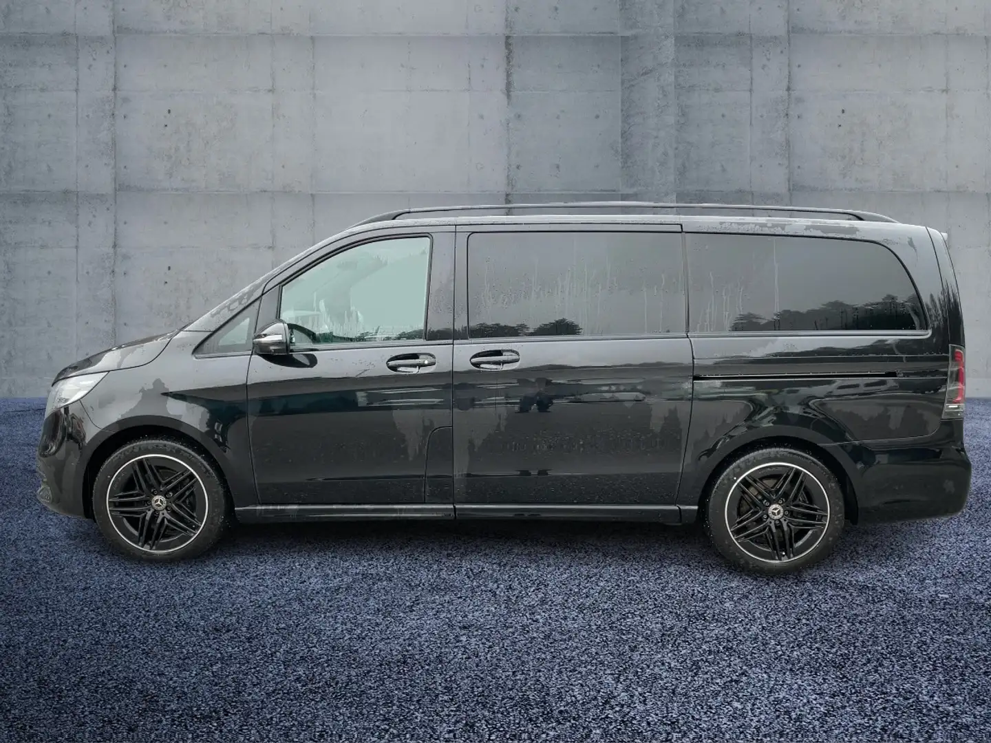Mercedes-Benz V 300 d 4MATIC EXCLUSIVE Lang AHK W-Paket SpurW Schwarz - 2