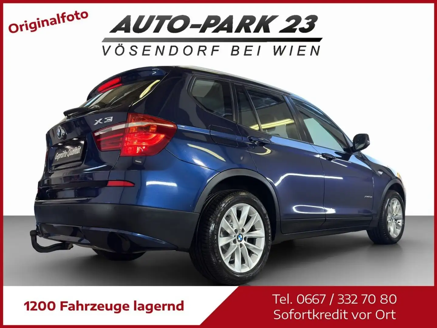 BMW X3 xDrive 20d **AUTOMATIC*NEUES-PICKERL**MOD2014 Blau - 2
