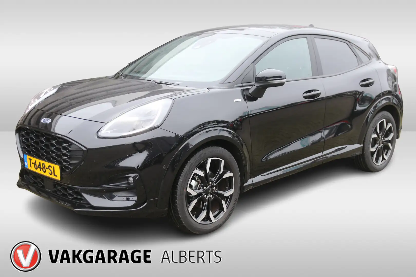 Ford Puma 1.0 EcoBoost Hybrid ST-Line X / Navi / Apple car p Zwart - 1