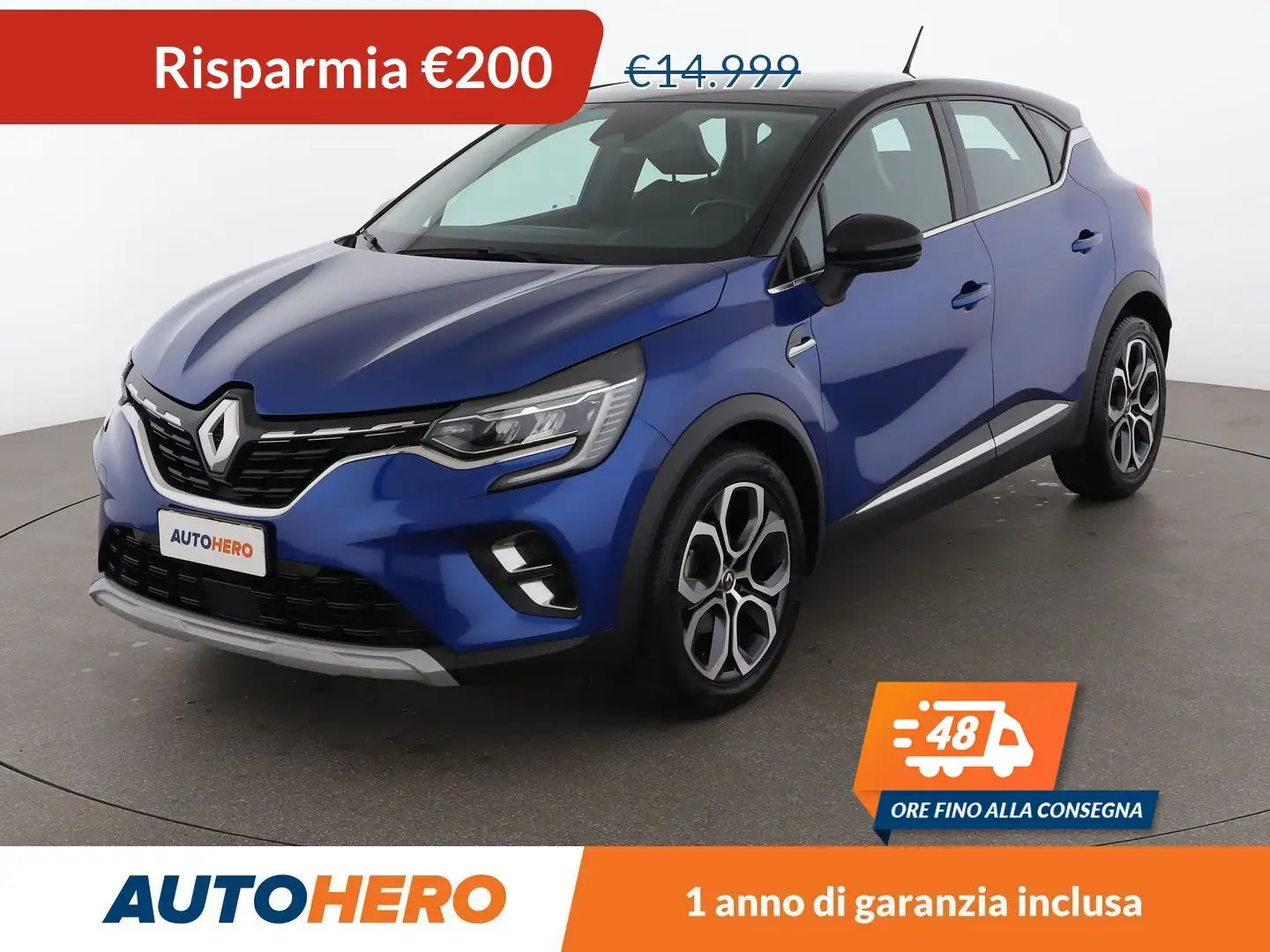 Renault Captur 1.5 BLUE dCi Intens 95 CV Blu/Azzurro - 1