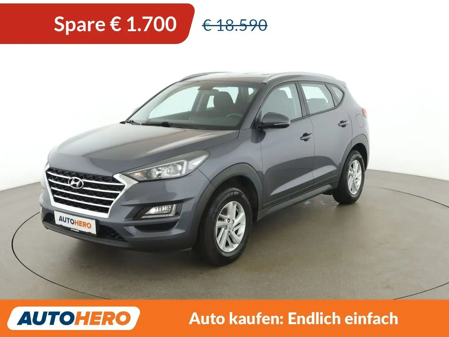 Hyundai TUCSON 1.6 Run 2WD Grau - 1