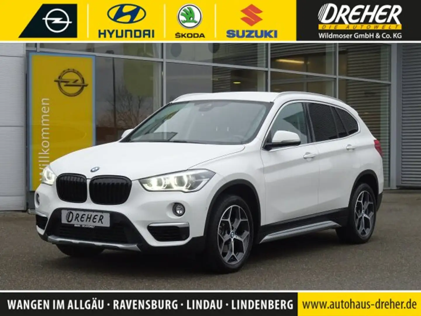 BMW X1 X1 sDrive18i xLine X-Line/Navi/LED Blanc - 1