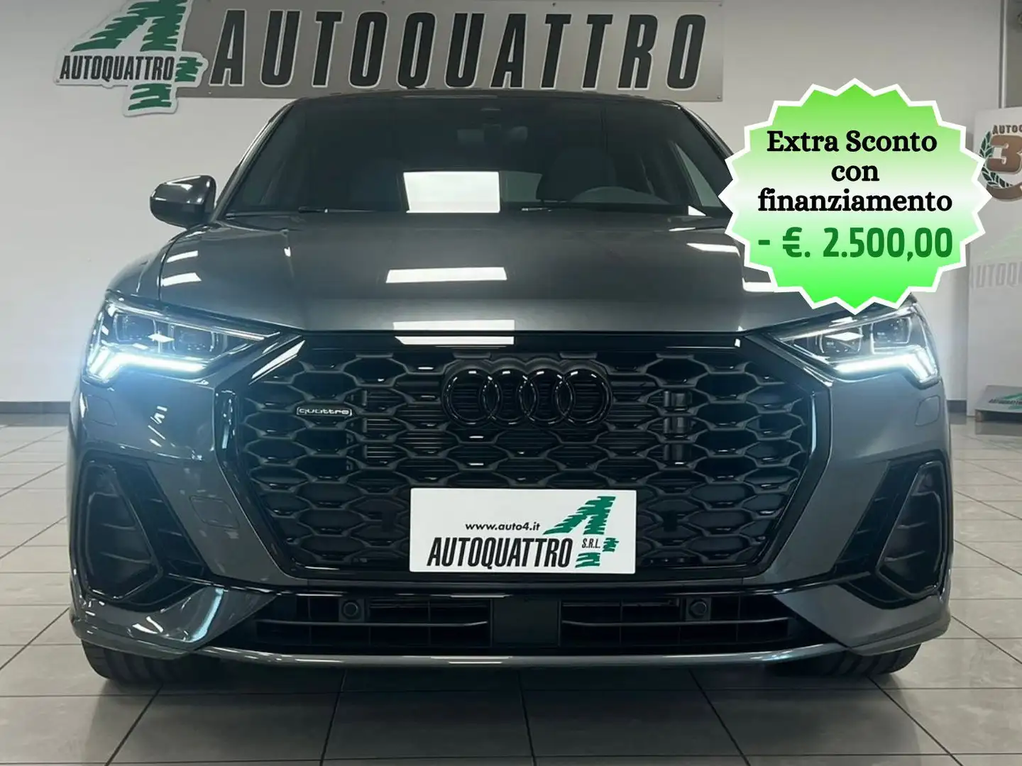 Audi Q3 Q3 Sportback 40 2.0 tdi S line edition quattro Grigio - 1